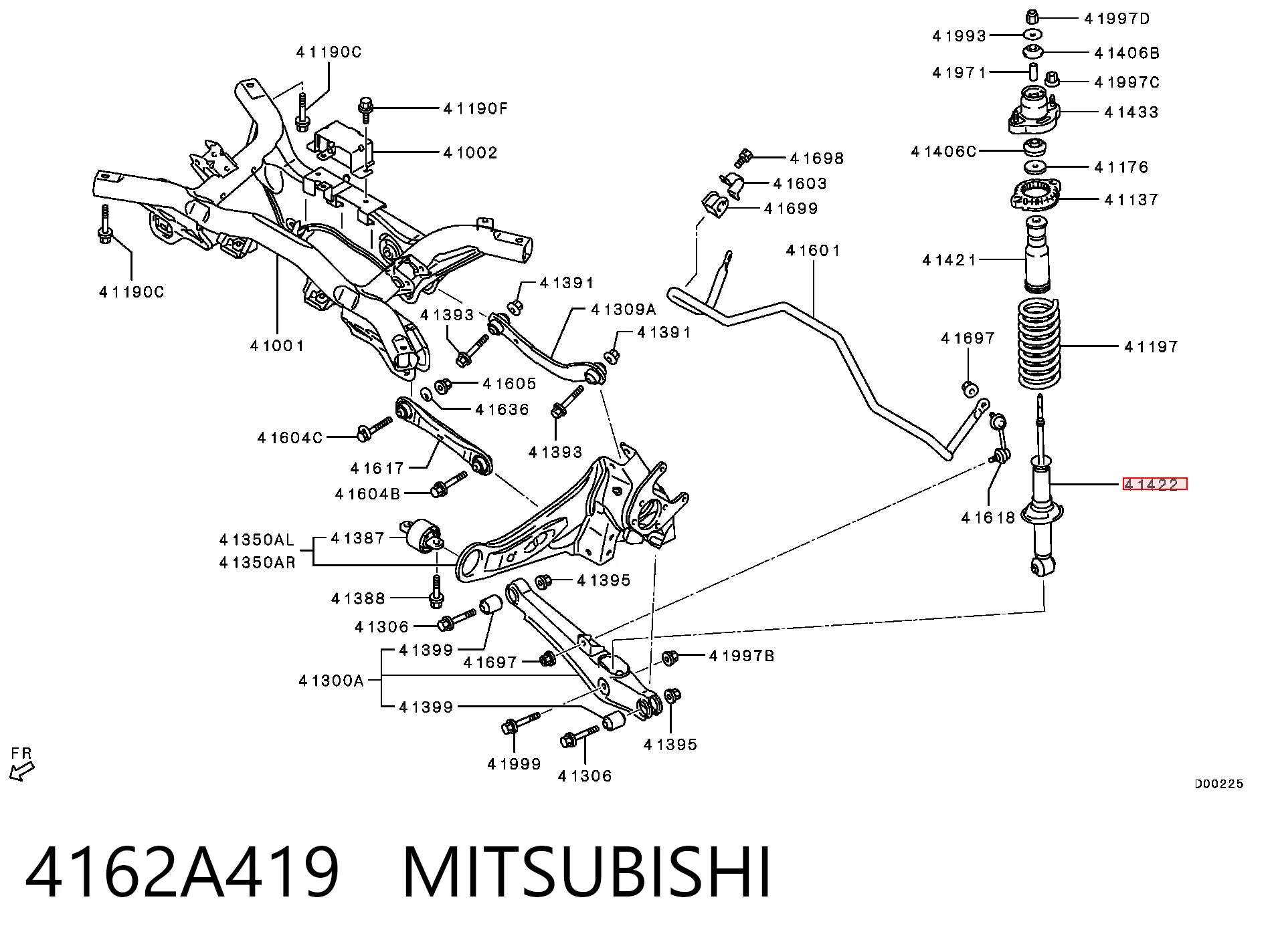 4162A419 Mitsubishi