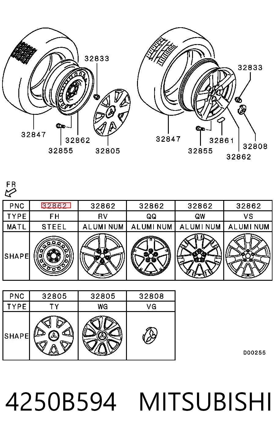 4250B594 Mitsubishi