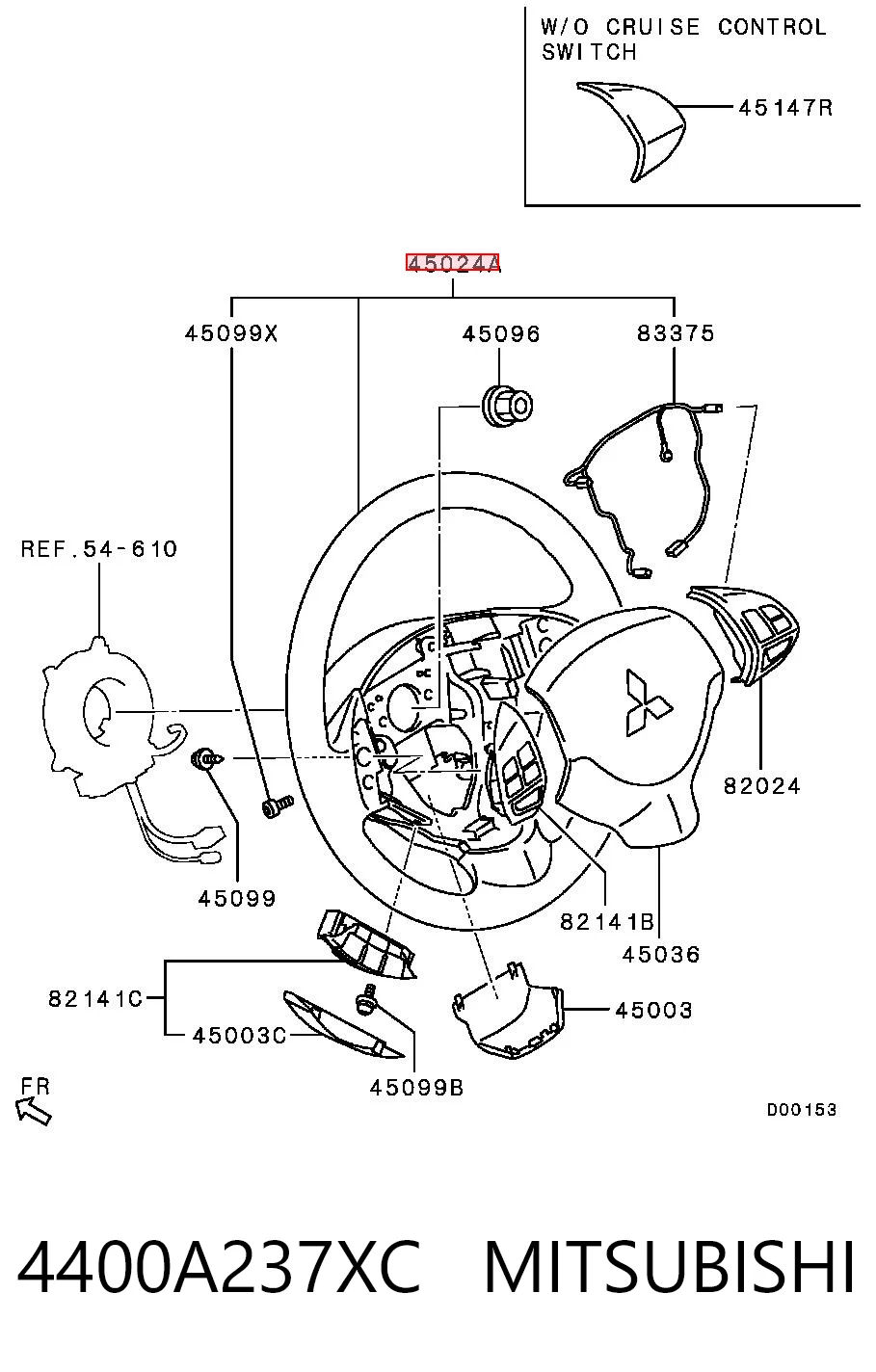 Comprar Volante Mitsubishi Lancer CY_A, CZ_A a bajo precio