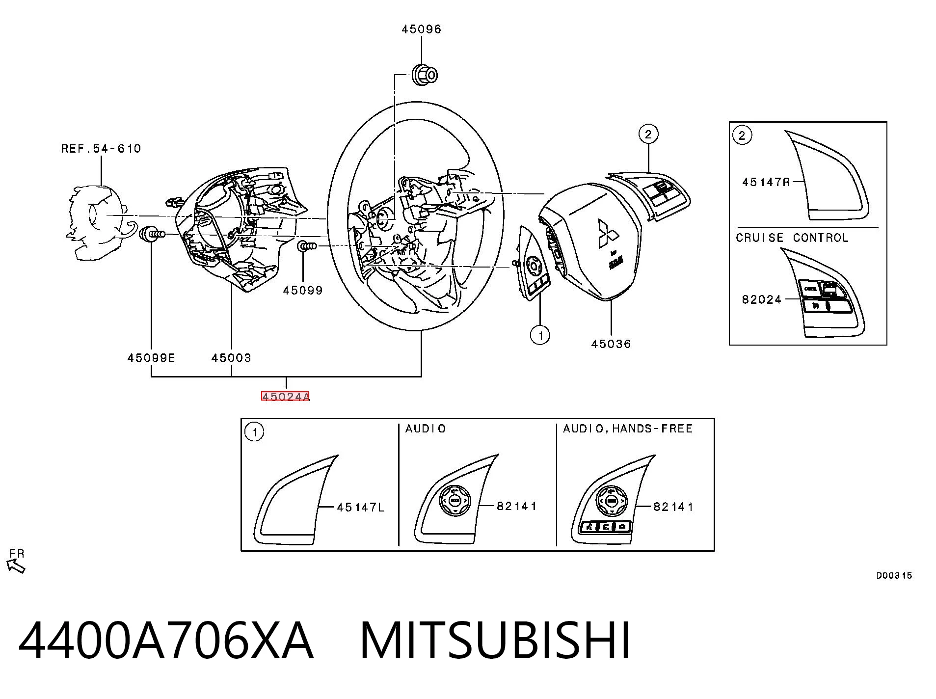 4400A706XA Mitsubishi