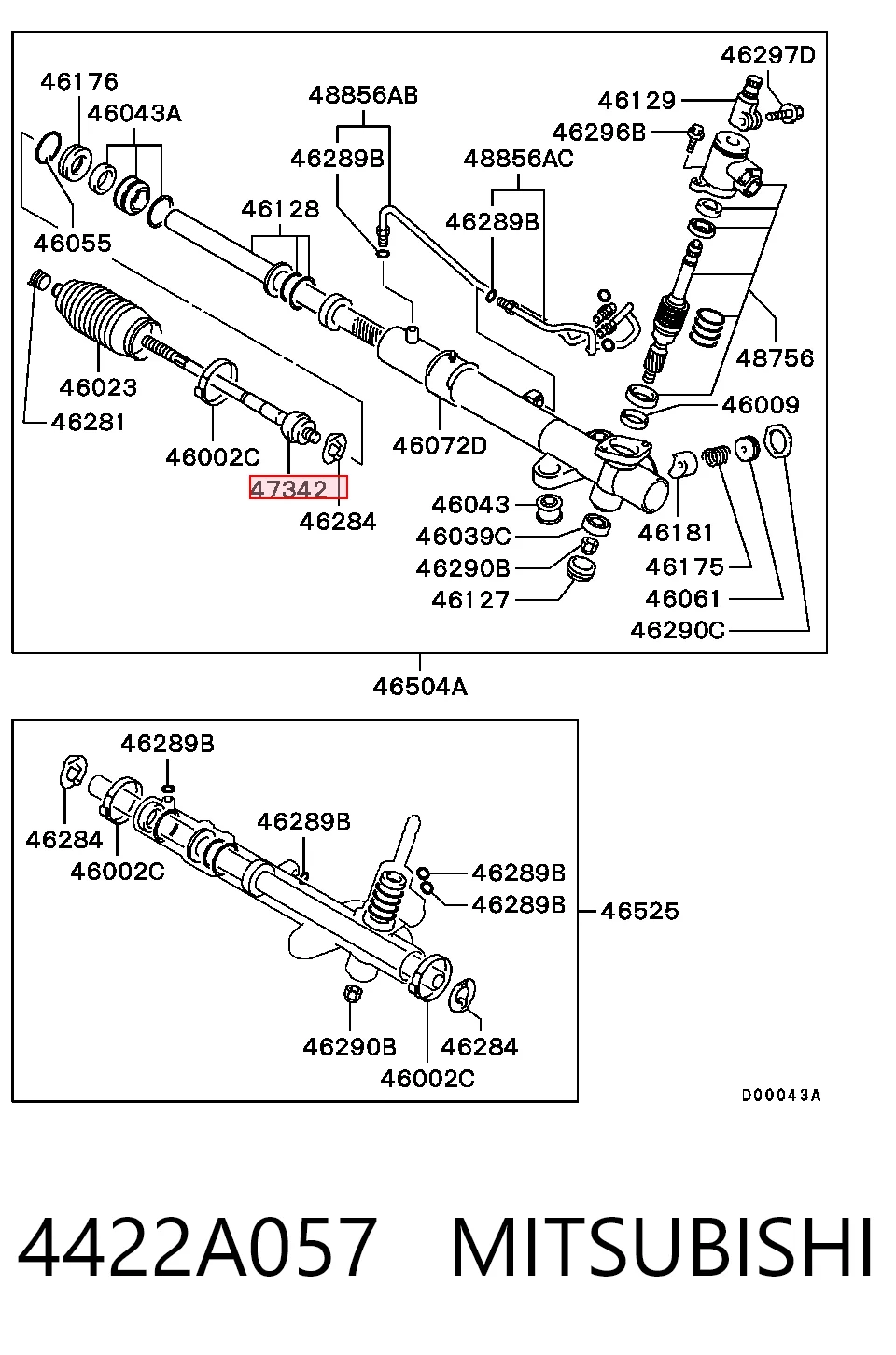 4422A057 Mitsubishi