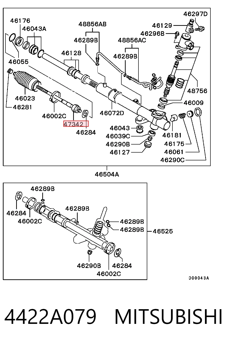 4422A079 Mitsubishi