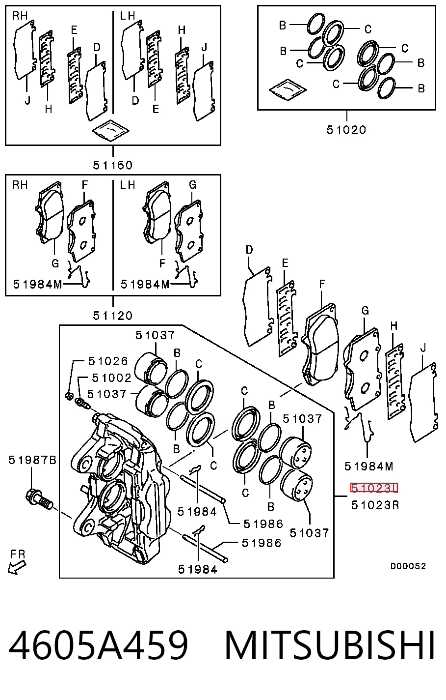4605A459 Mitsubishi