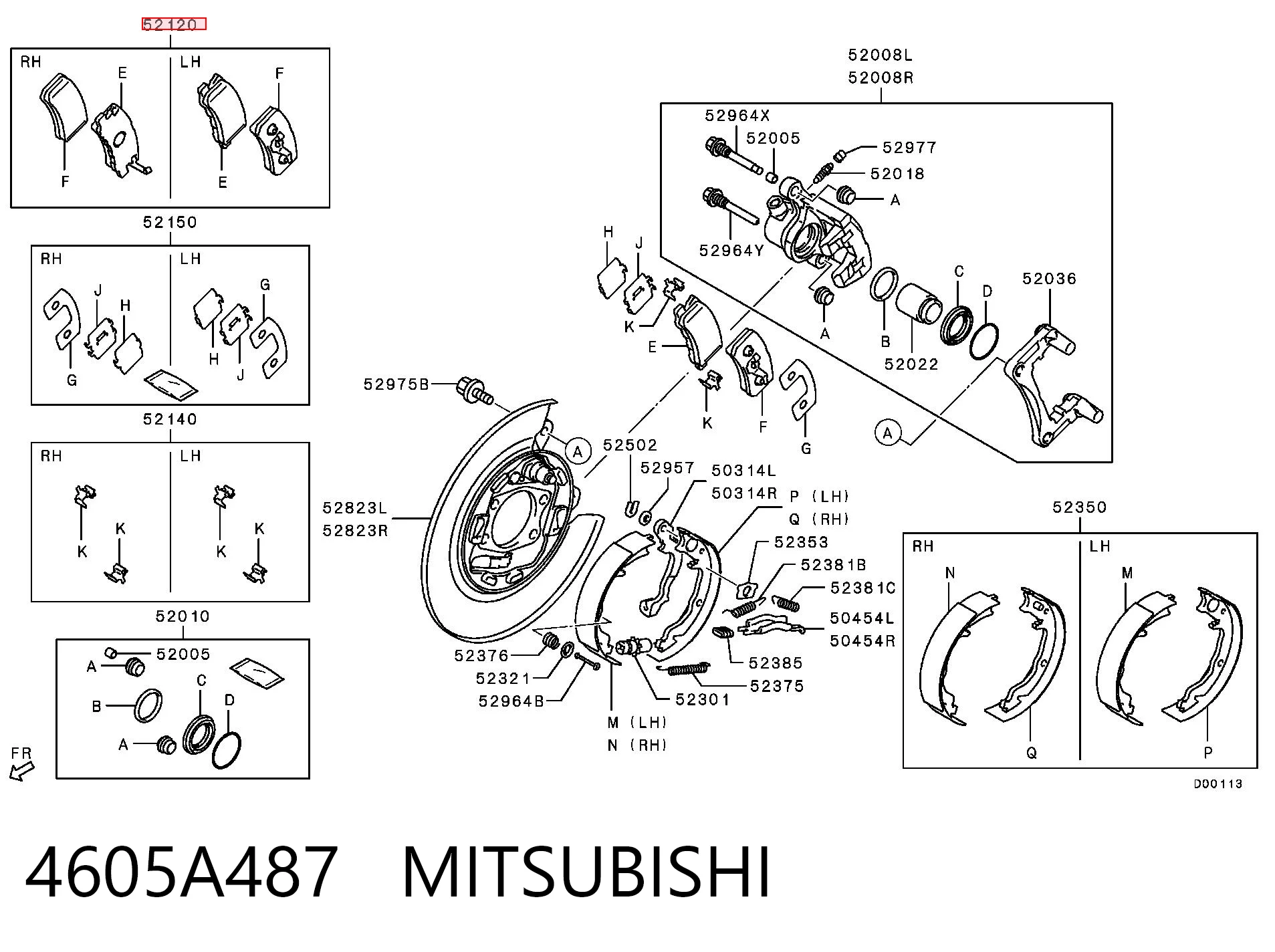 4605A487 Mitsubishi
