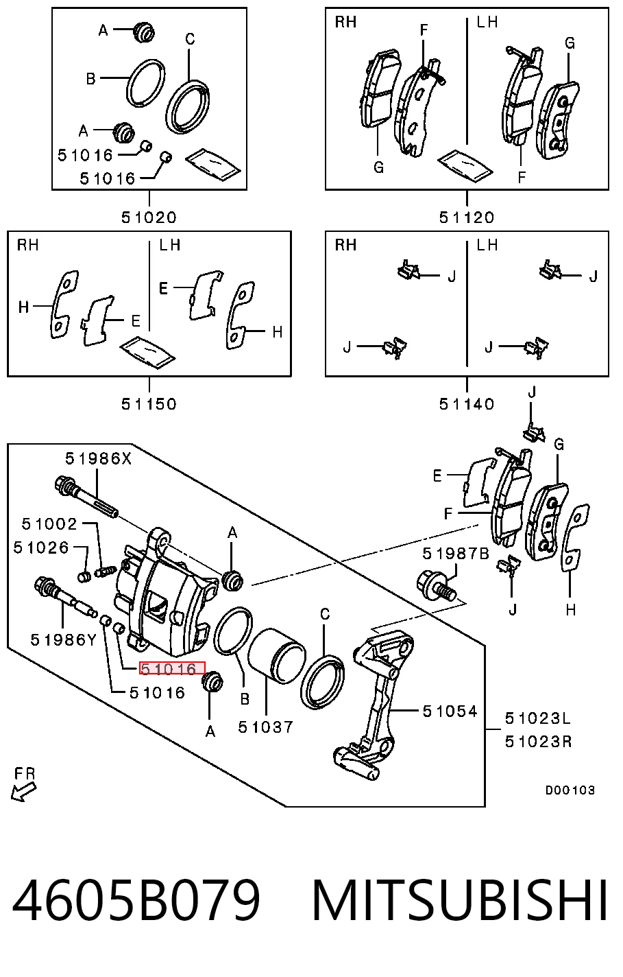 4605B079 Mitsubishi