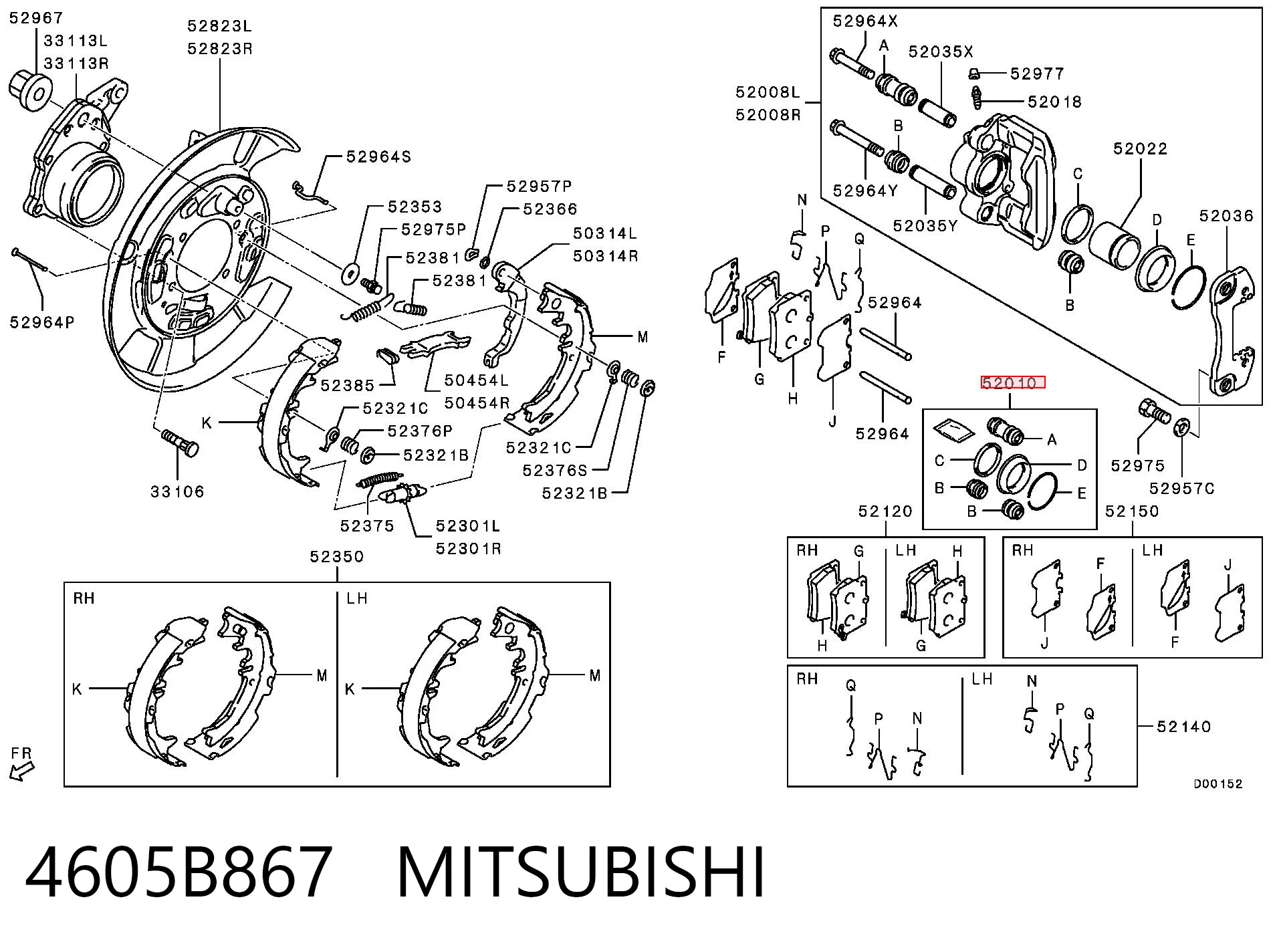 4605B867 Mitsubishi
