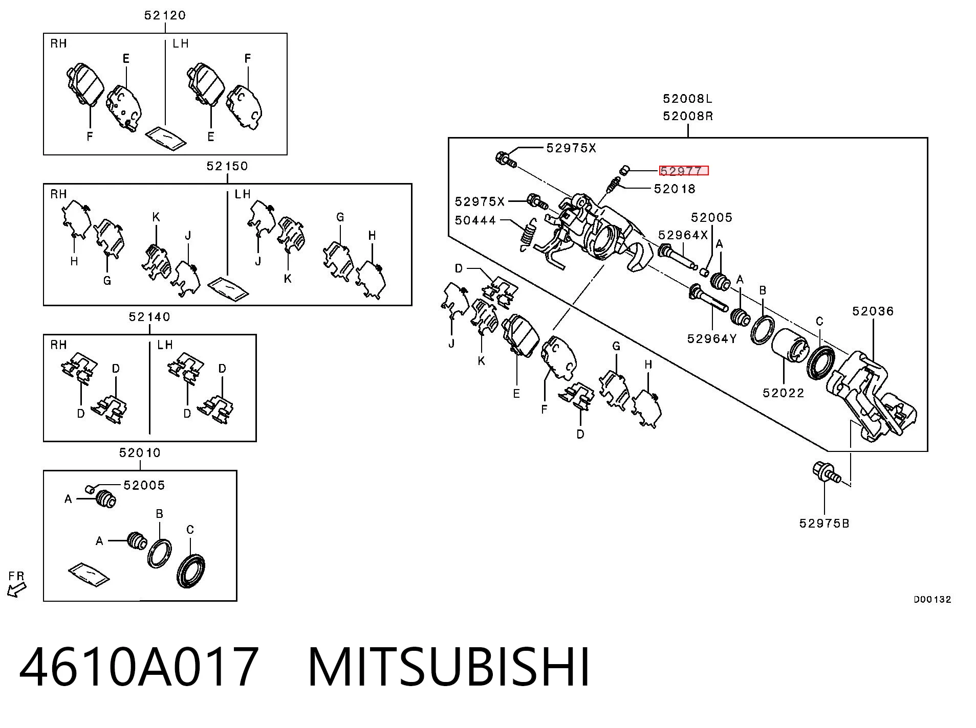 4610A017 Mitsubishi