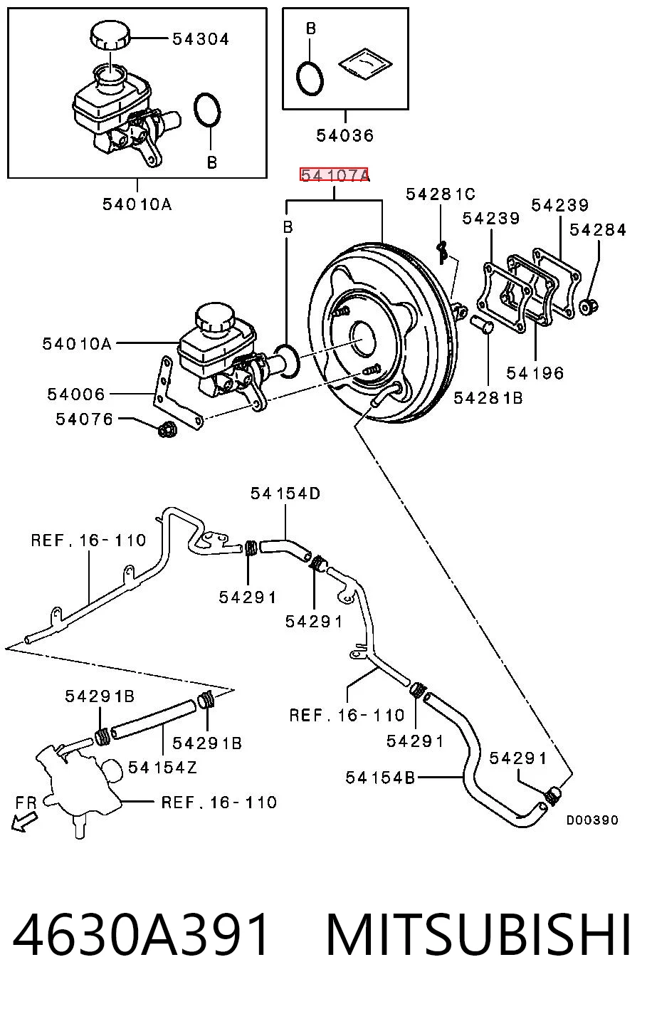 Servofreno para Mitsubishi Pajero KH