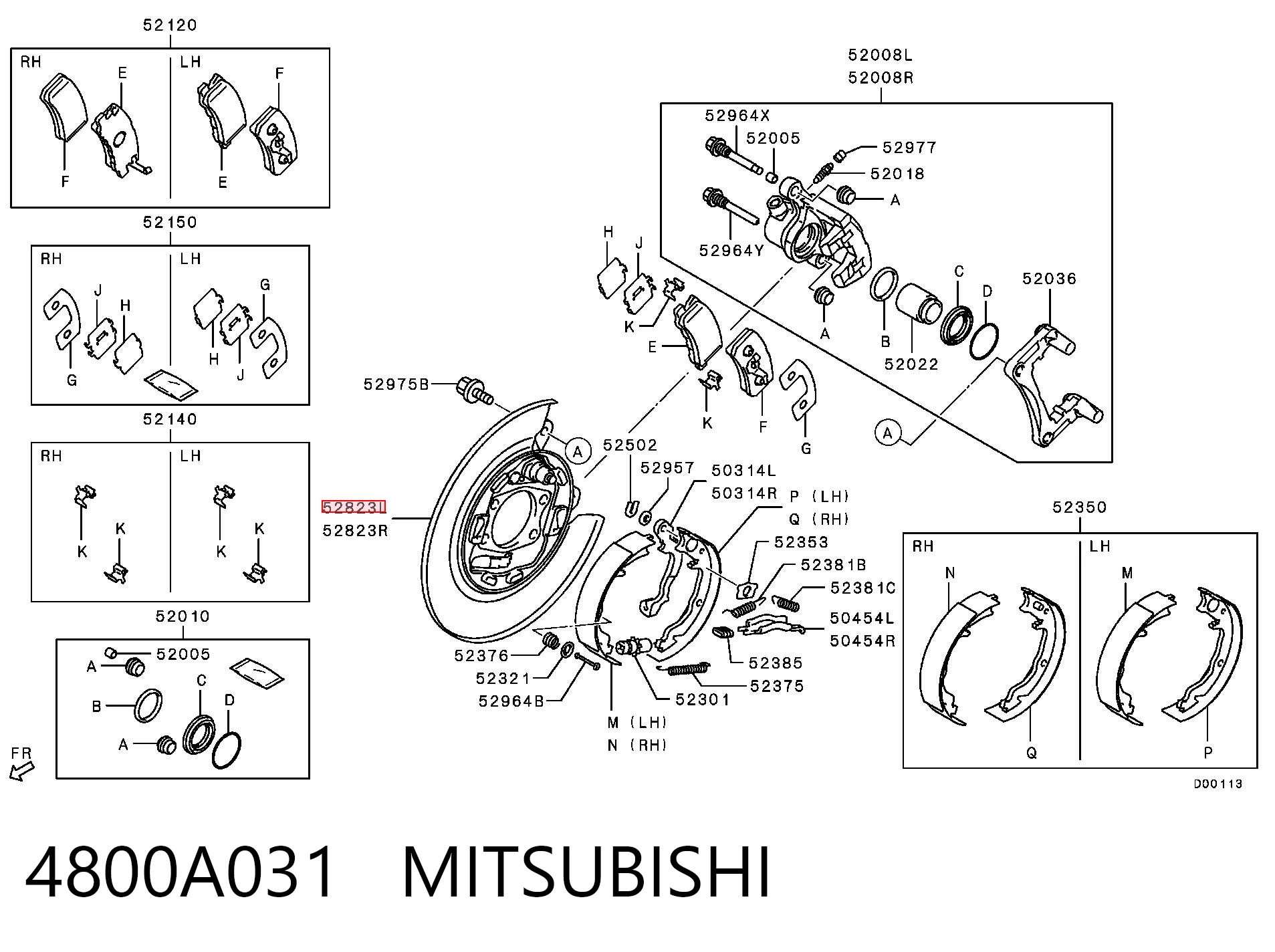 4800A031 Mitsubishi