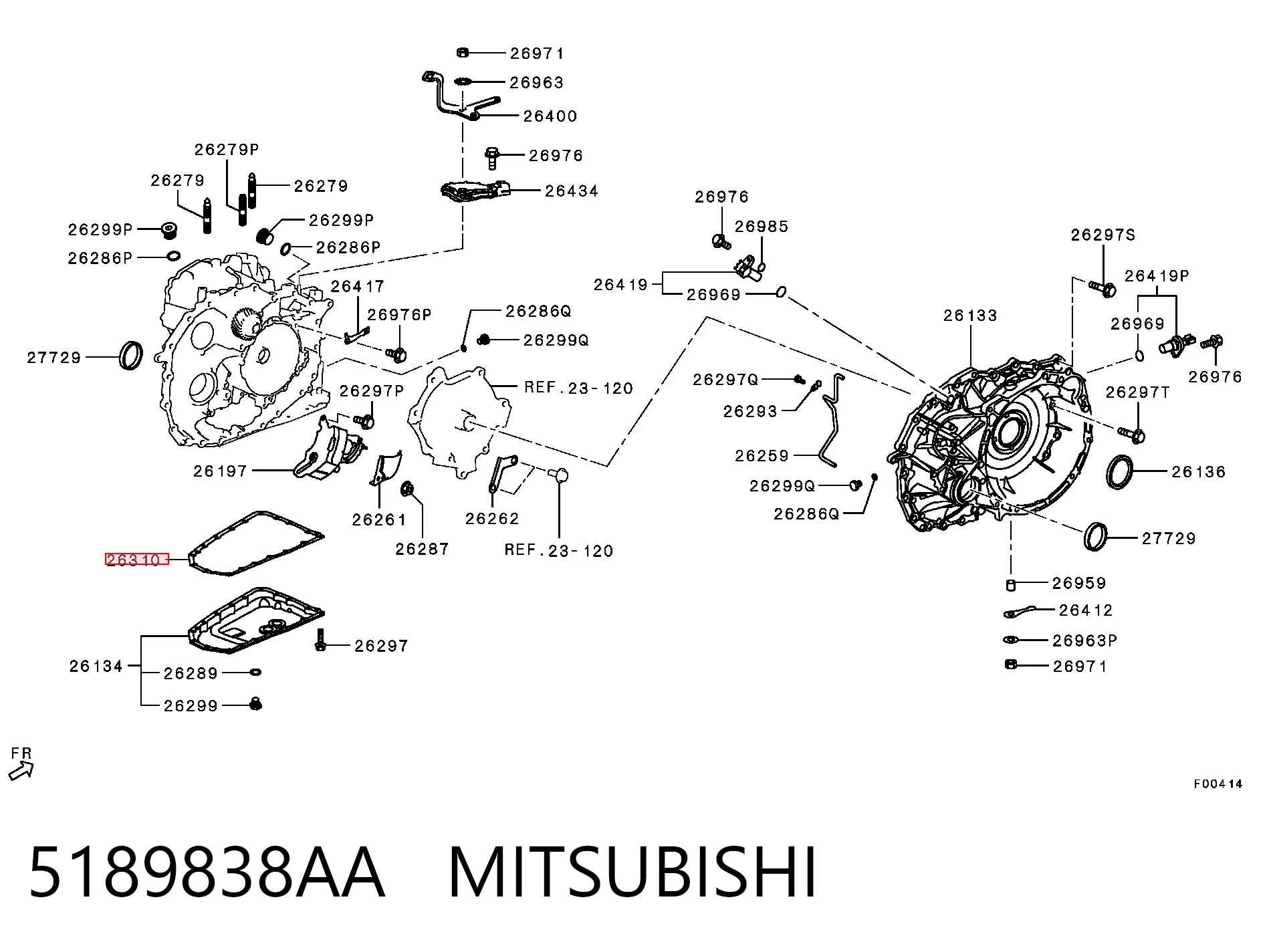 5189838AA Mitsubishi