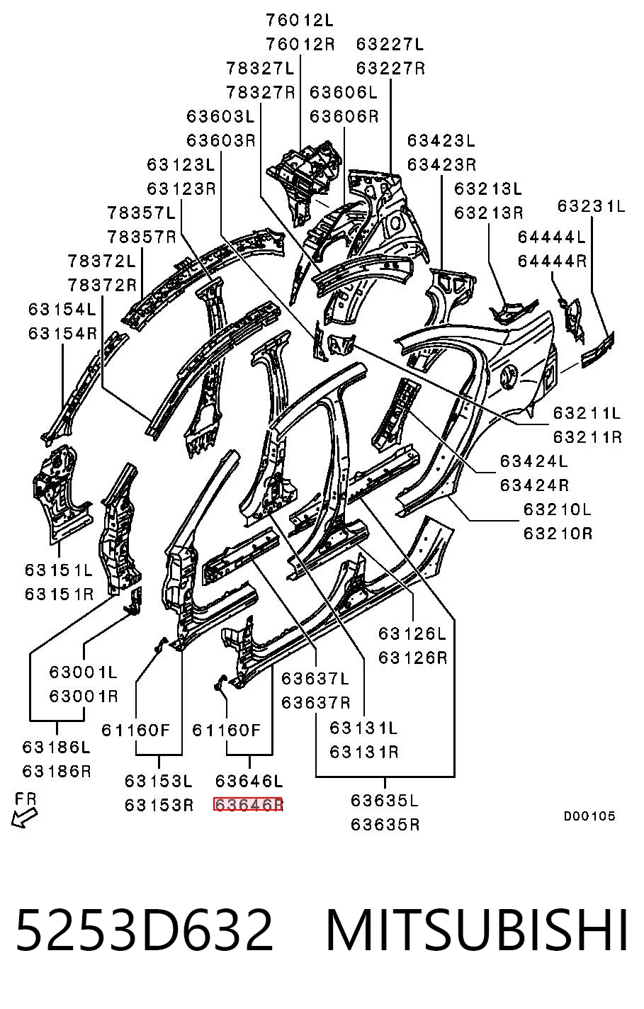 5253D632 Mitsubishi