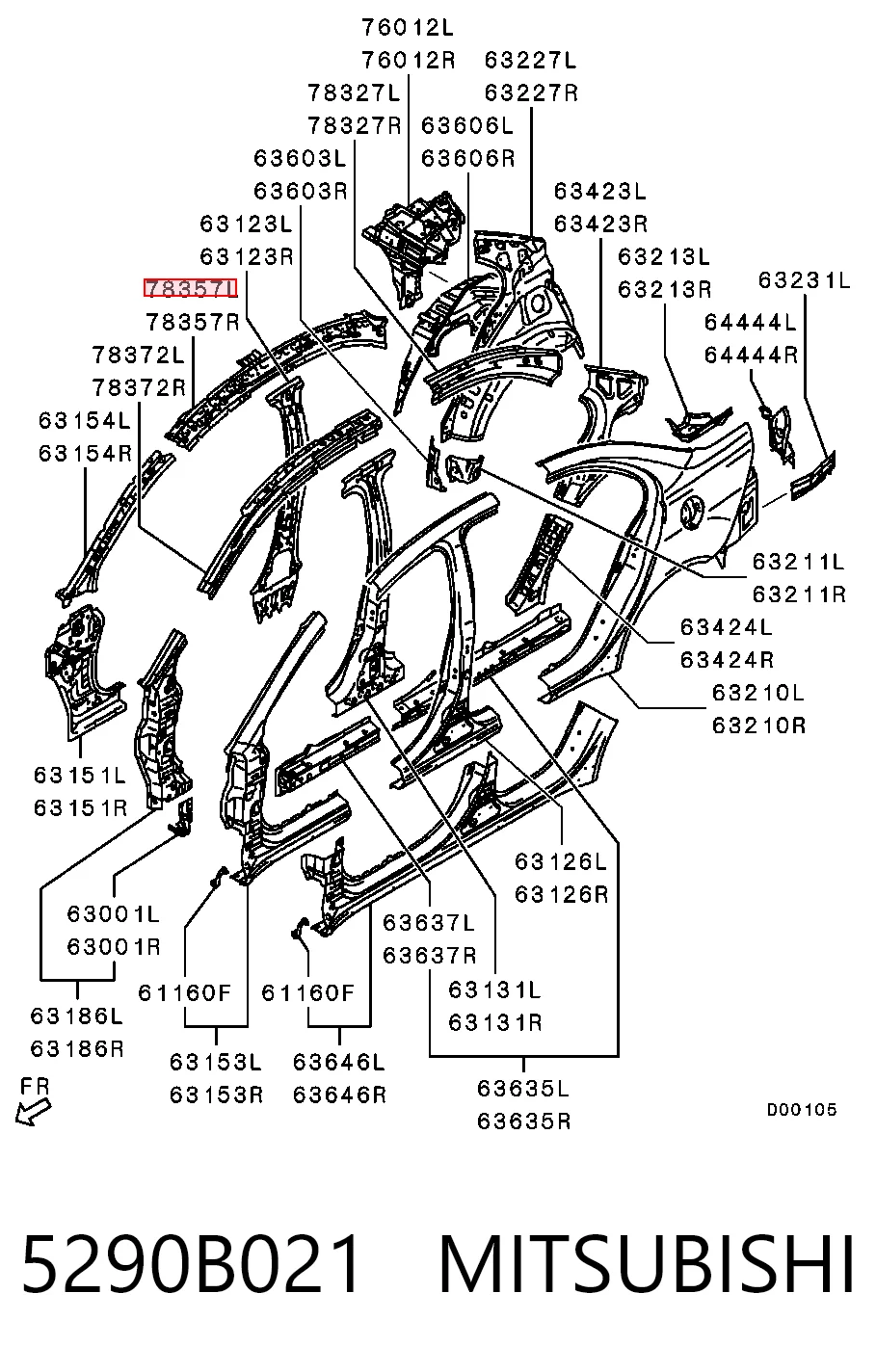 5290B021 Mitsubishi