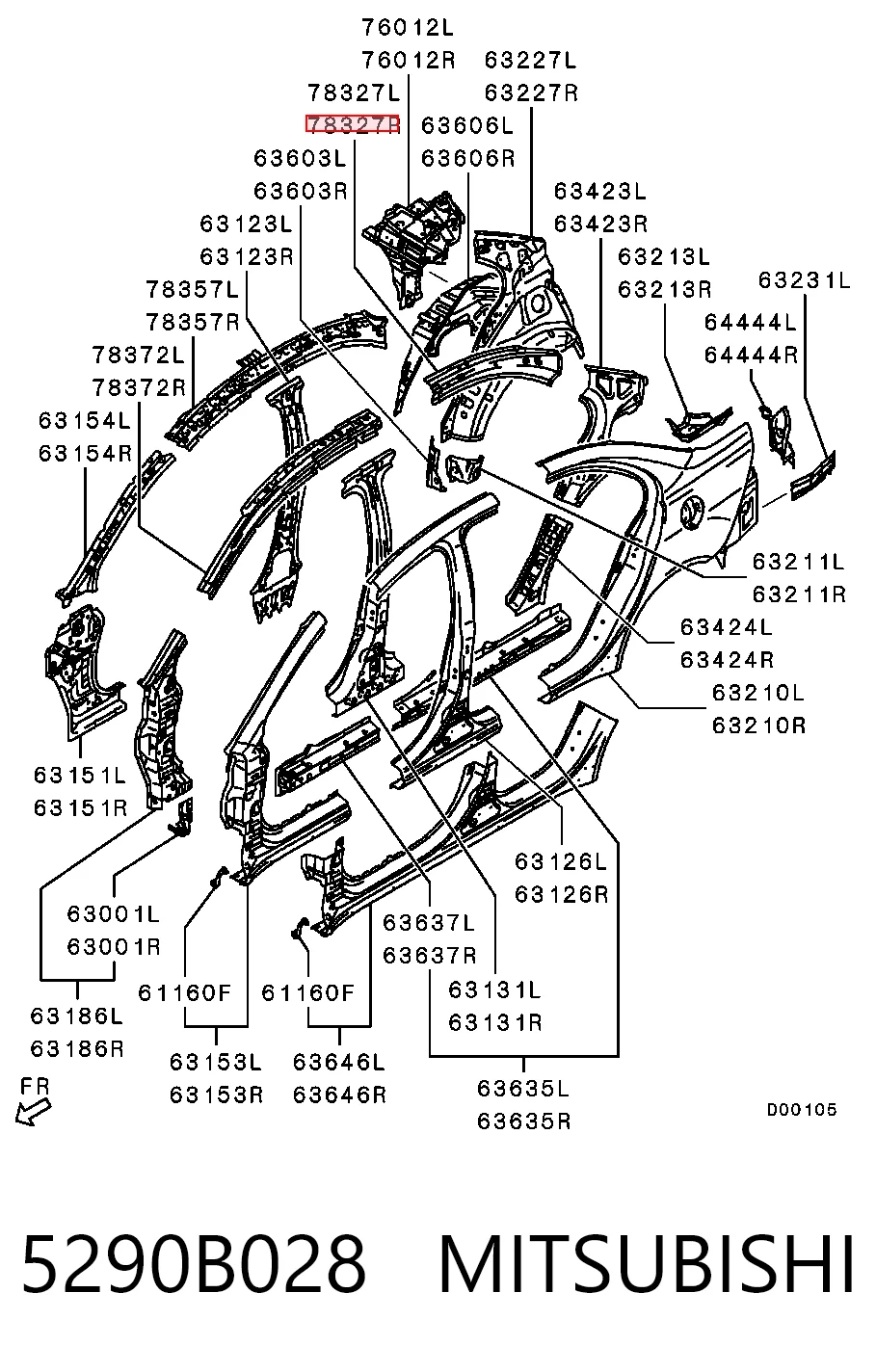 5290B028 Mitsubishi