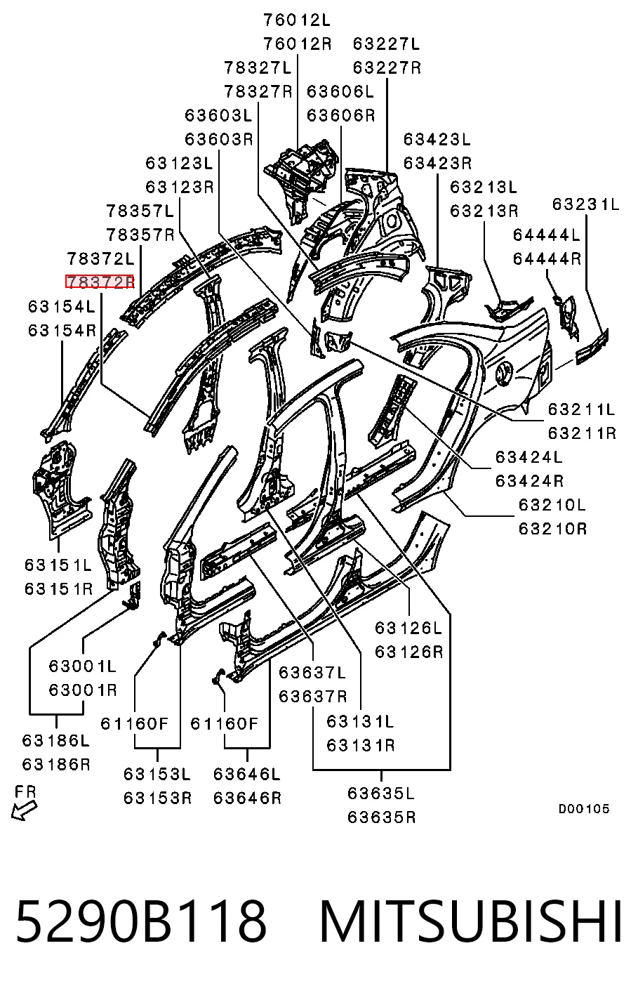 5290B118 Mitsubishi