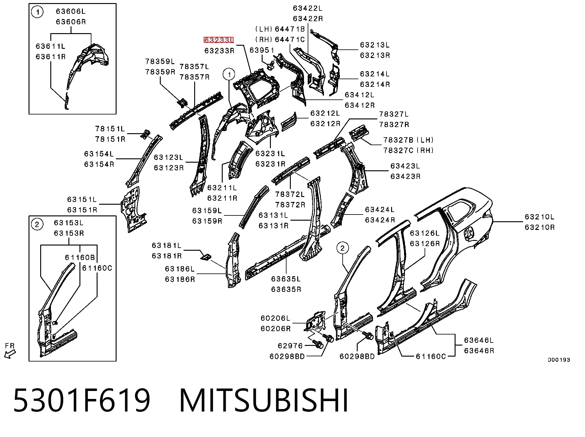 5301F619 Mitsubishi