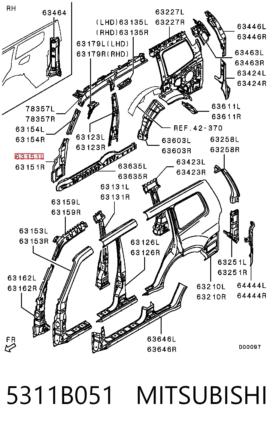 5311B051 Mitsubishi