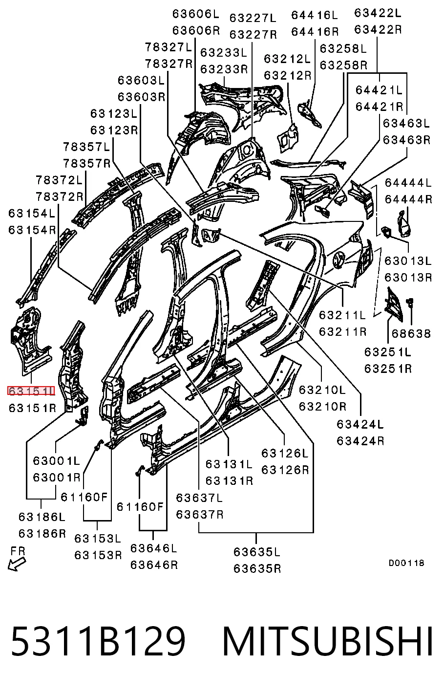 5311B129 Mitsubishi