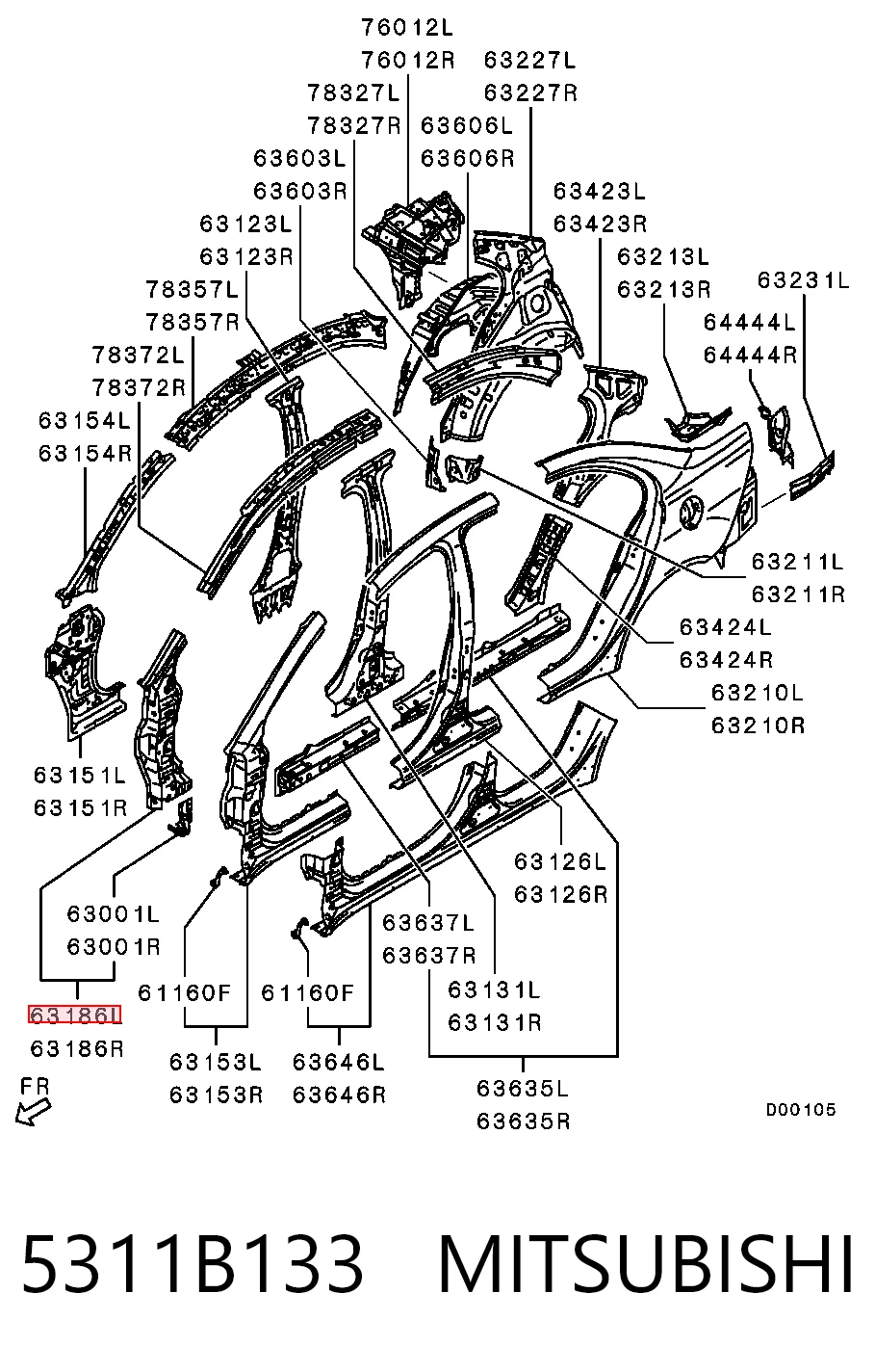 5311B133 Mitsubishi