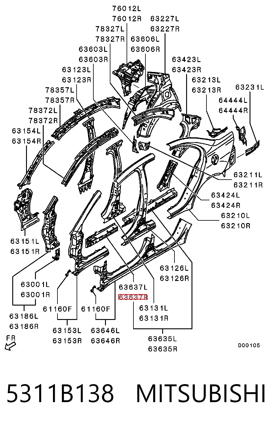 5311B138 Mitsubishi