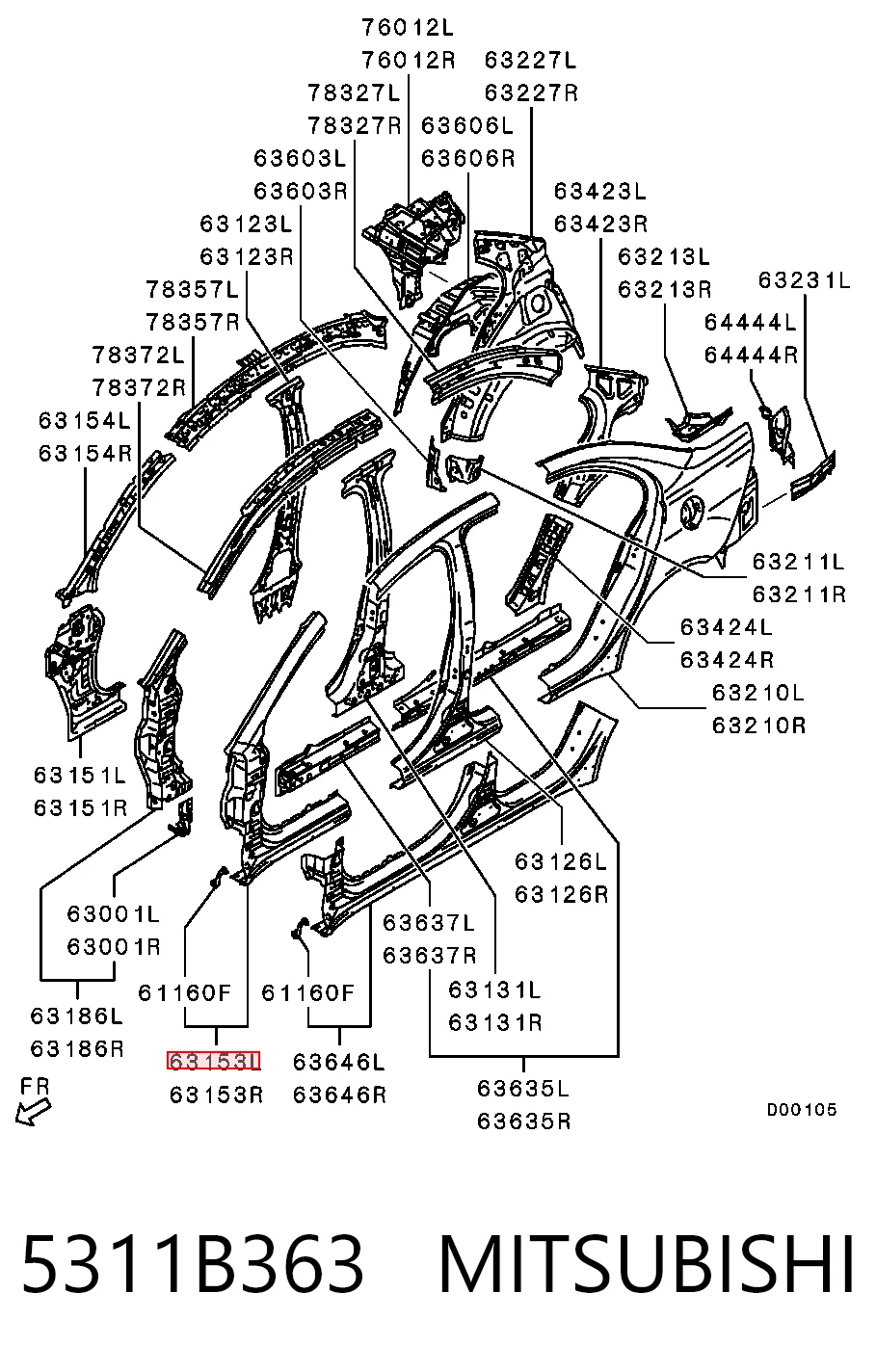 5311B363 Mitsubishi