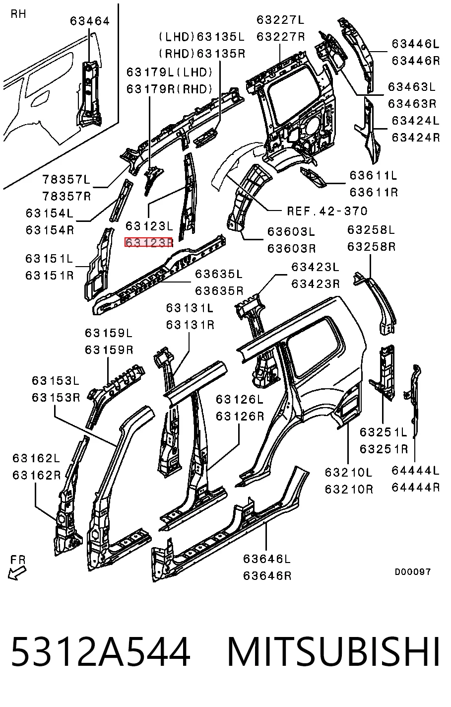 5312A544 Mitsubishi