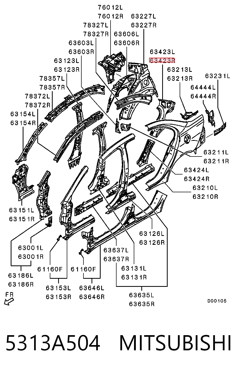 5313A504 Mitsubishi