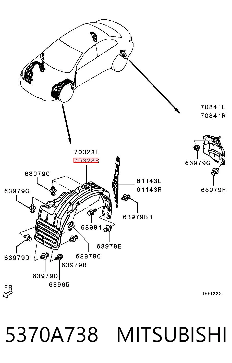5370A738 Mitsubishi