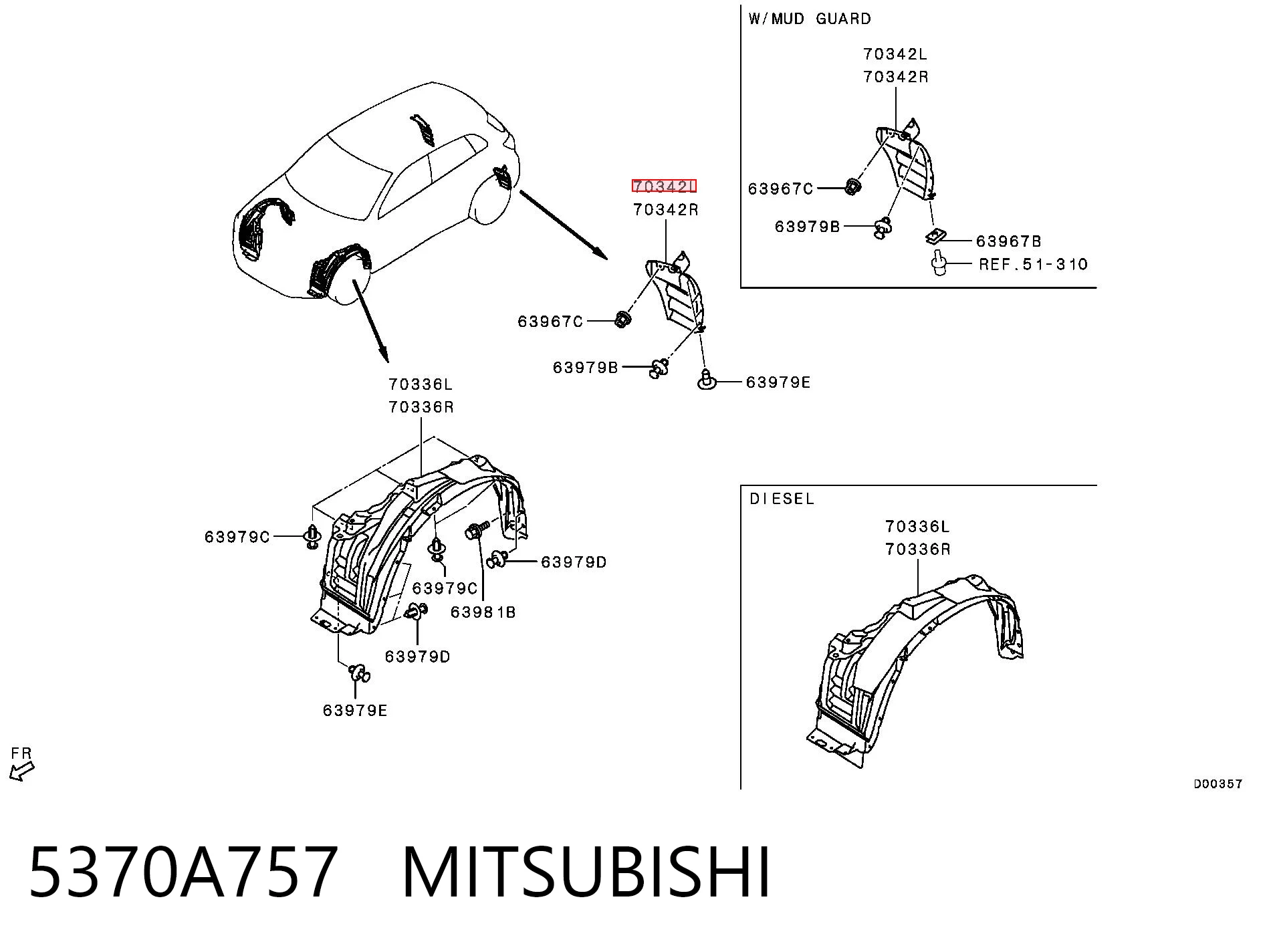 5370A757 Mitsubishi