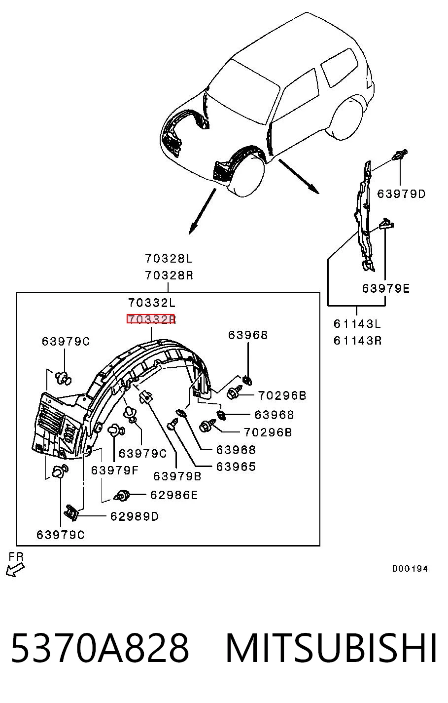 Paso rueda para Mitsubishi Pajero V90
