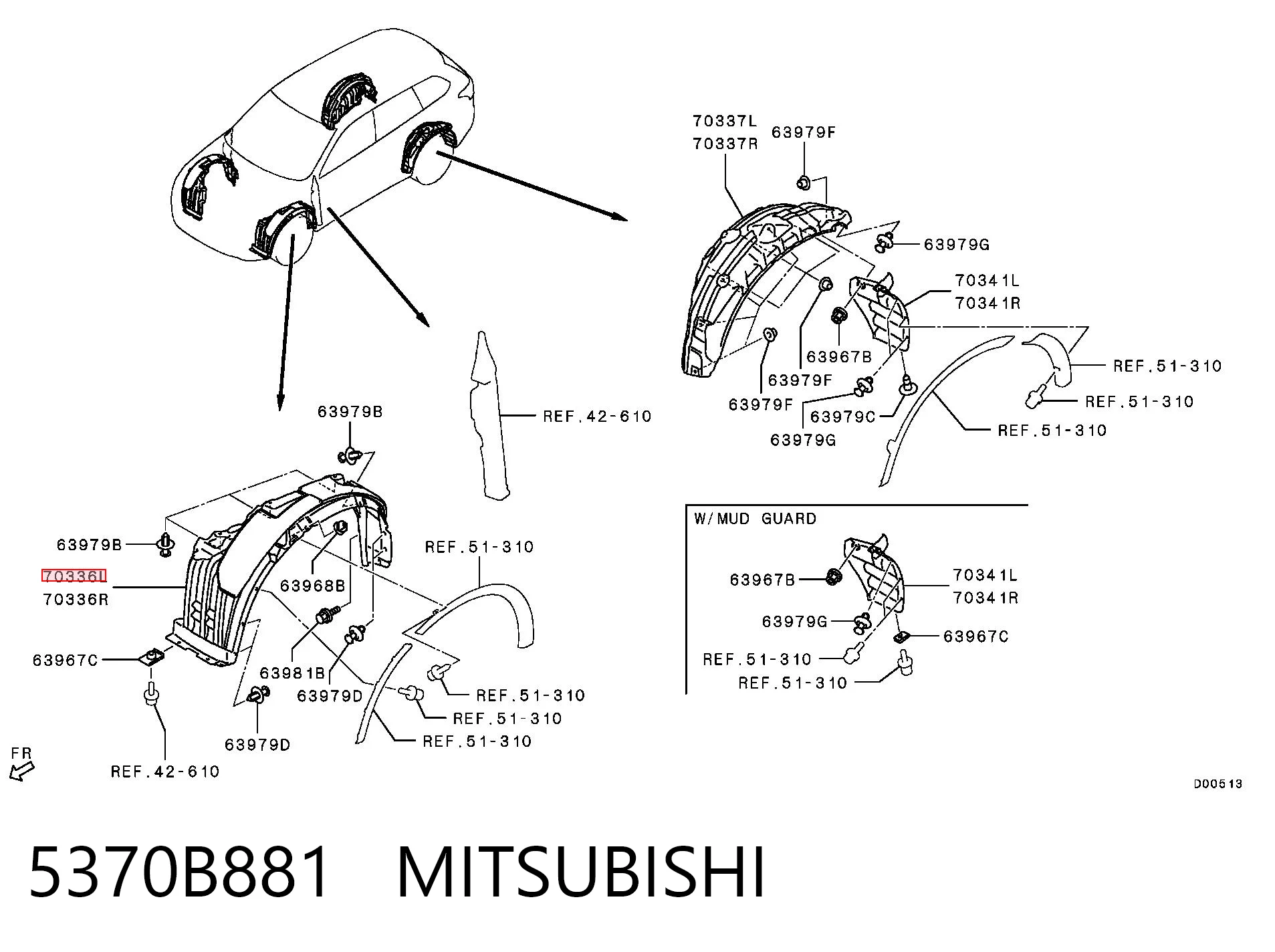 5370B881 Mitsubishi