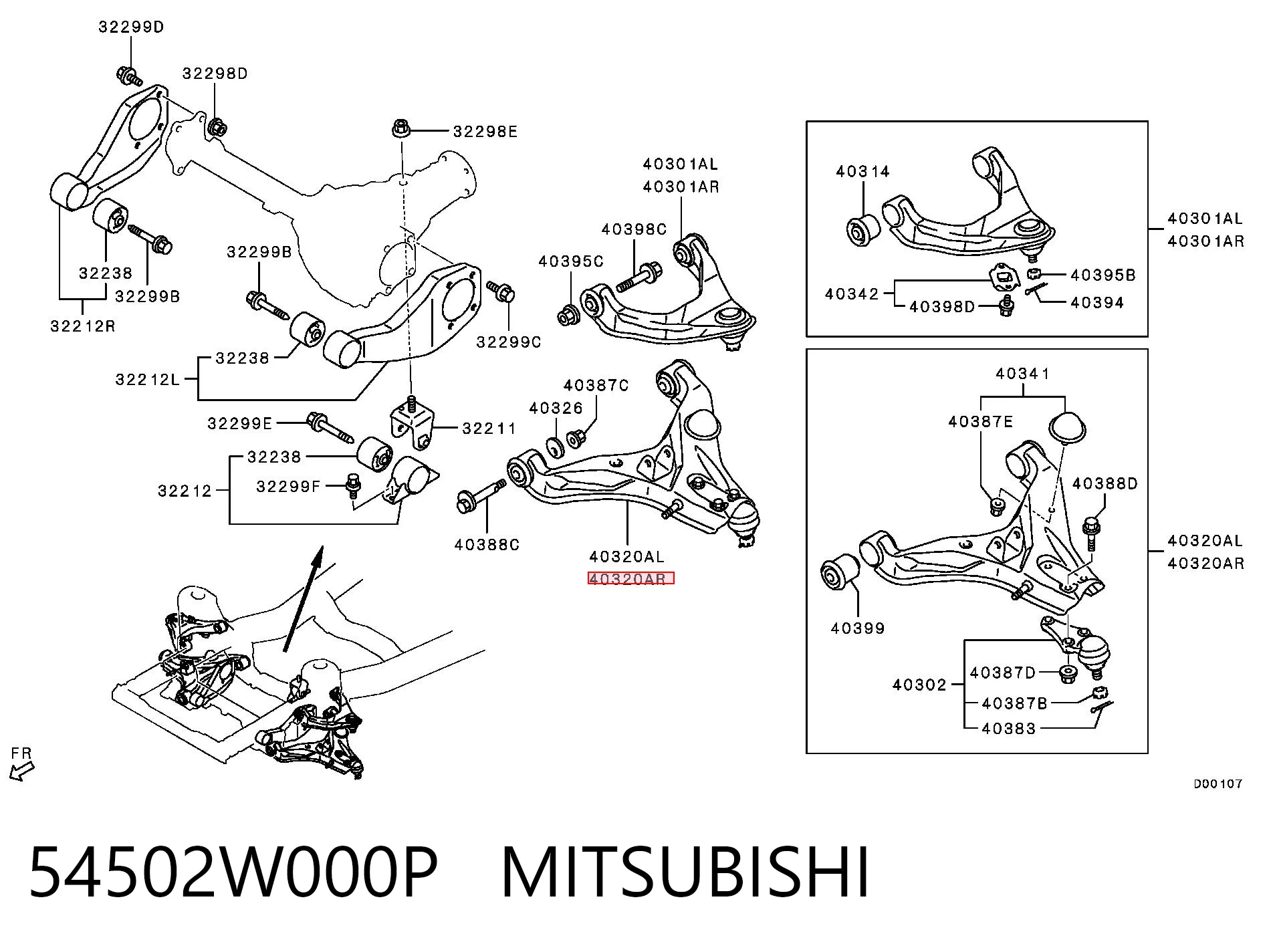 54502W000P Mitsubishi