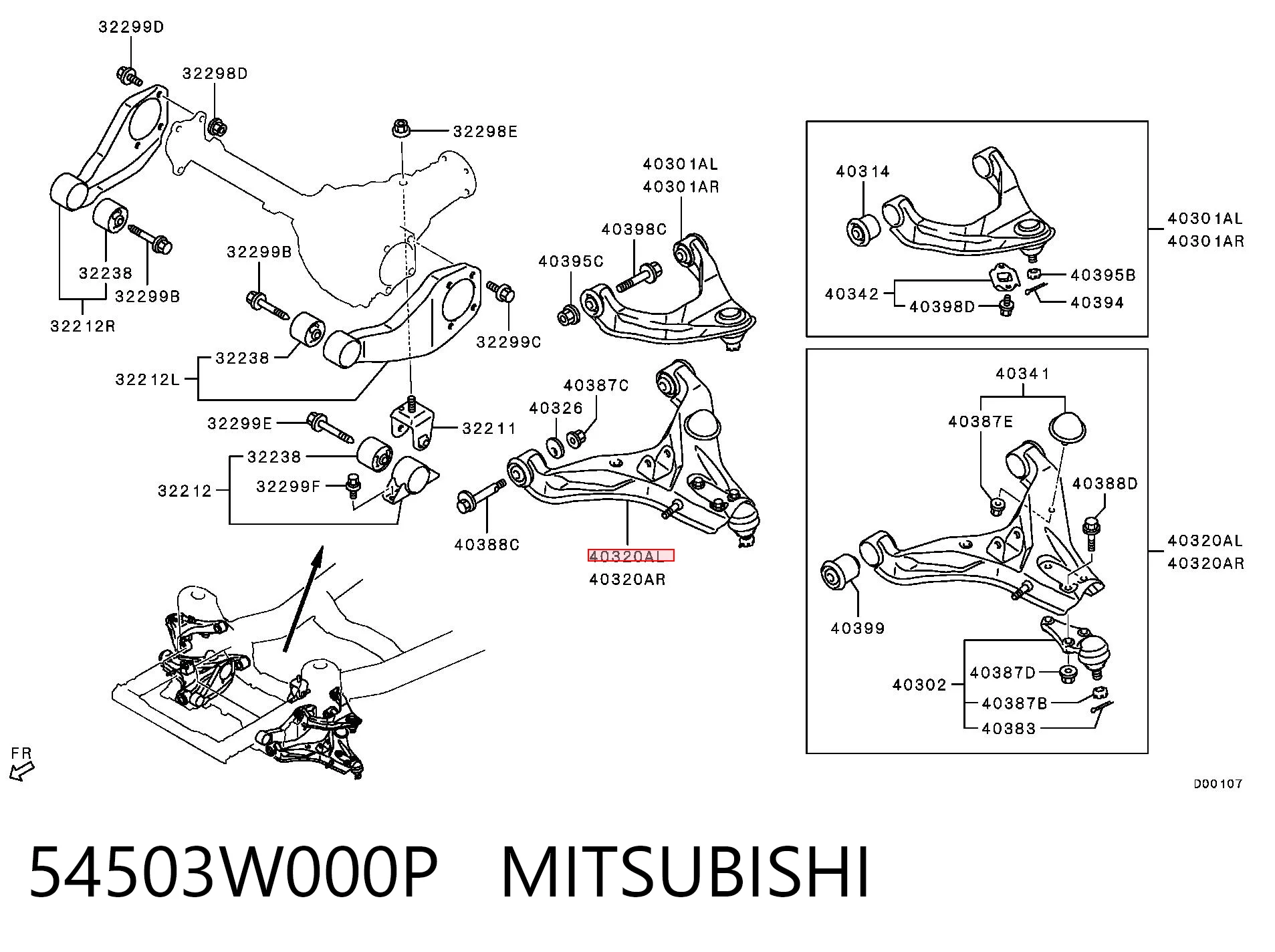 54503W000P Mitsubishi