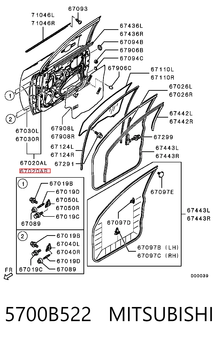 5700B522 Mitsubishi