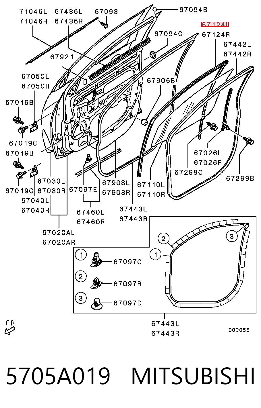 5705A019 Mitsubishi