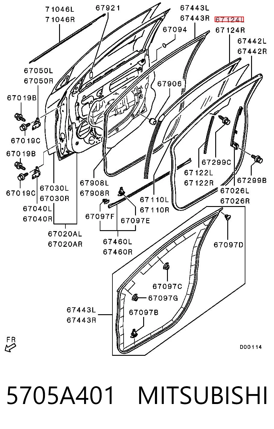 5705A401 Mitsubishi