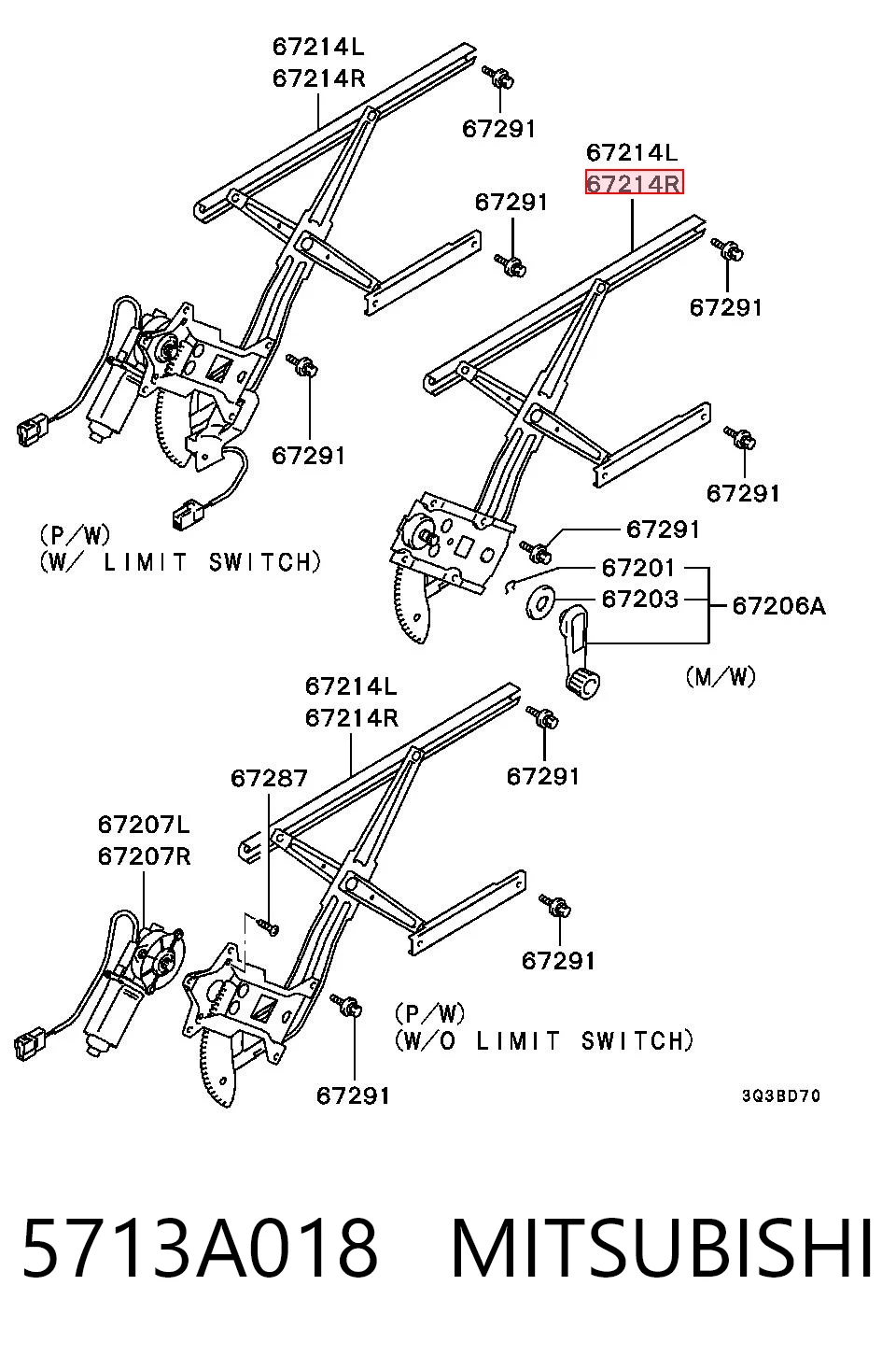 5713A018 Mitsubishi