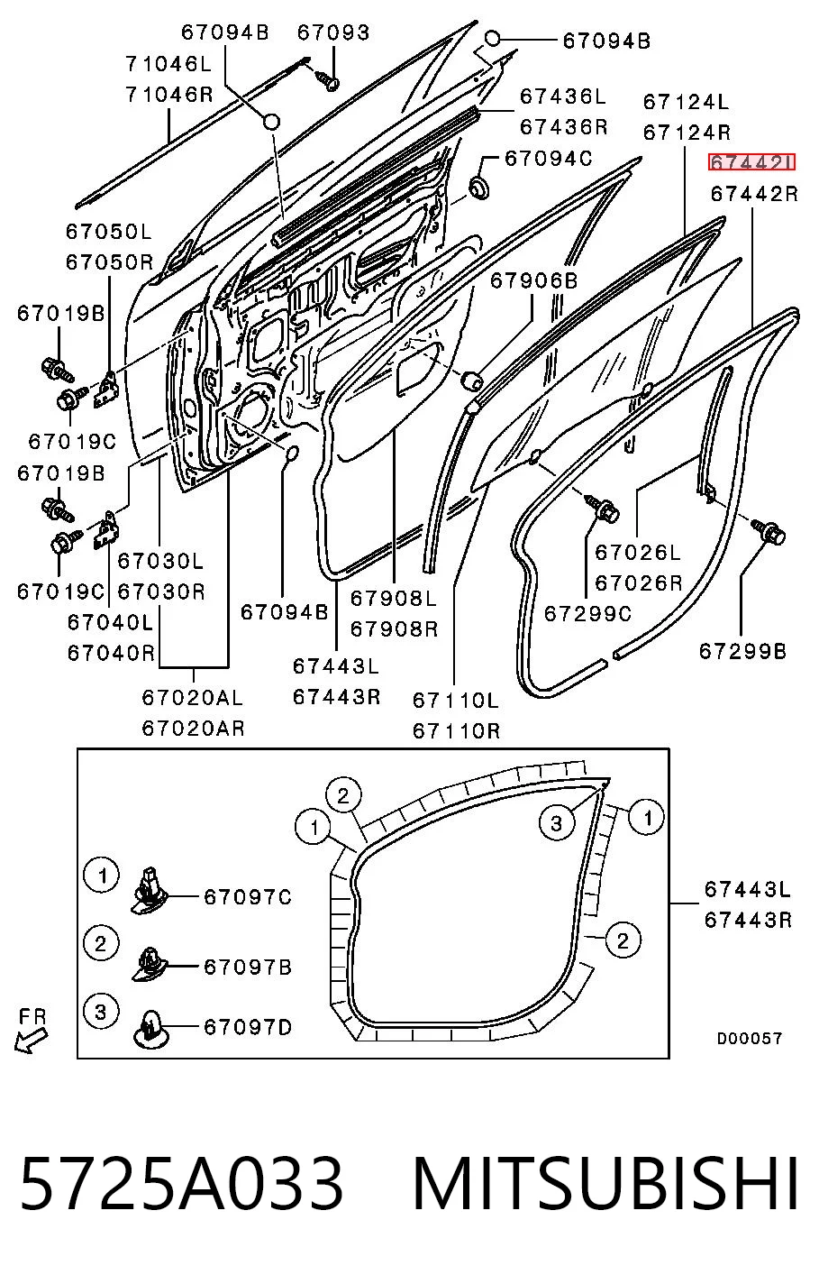 5725A033 Mitsubishi
