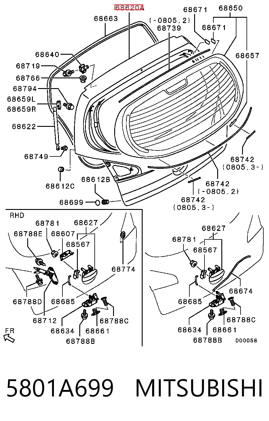 5801A699 Mitsubishi