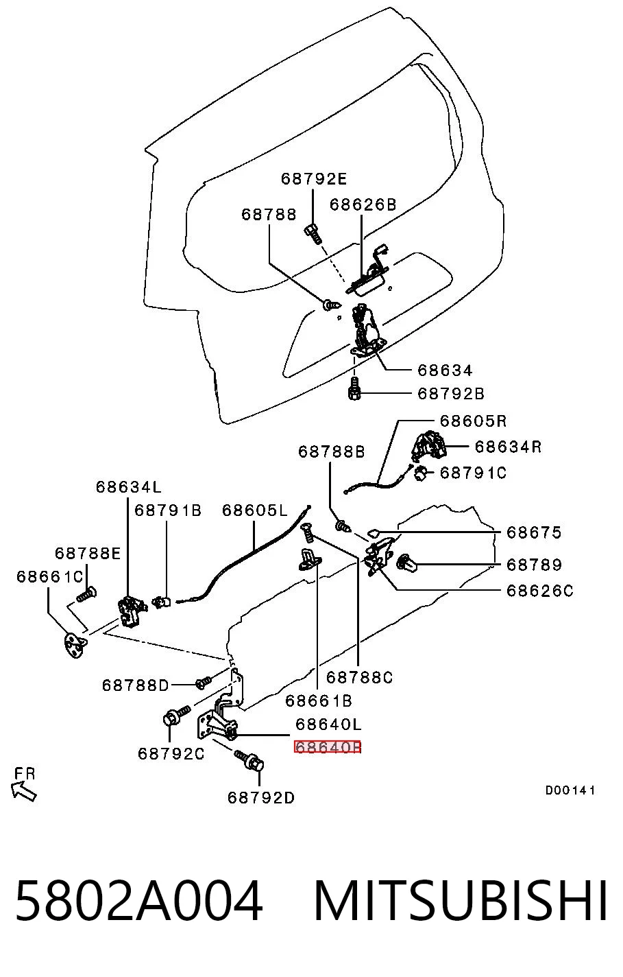 5802A004 Mitsubishi