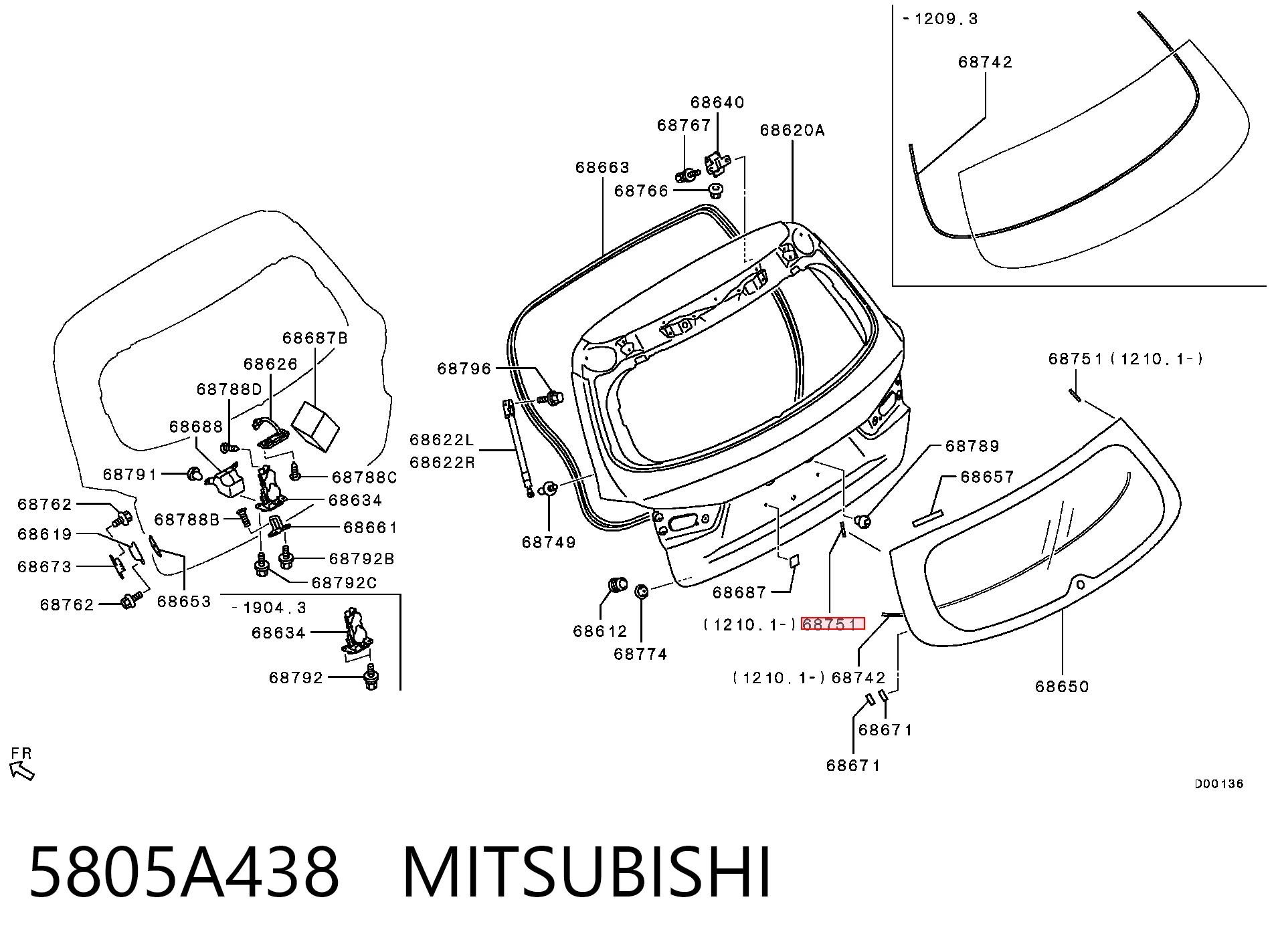 5805A438 Mitsubishi