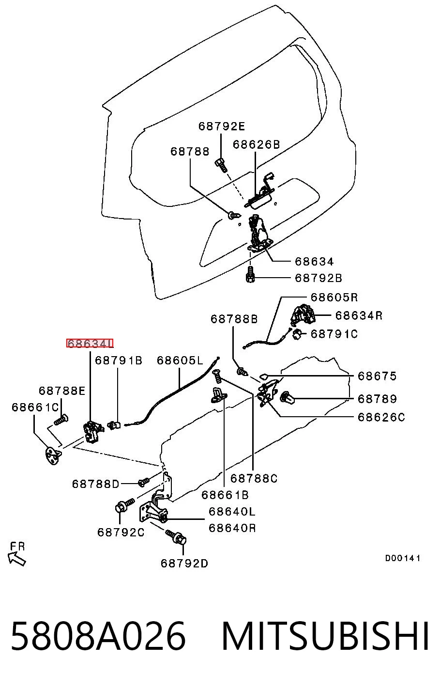 5808A026 Mitsubishi