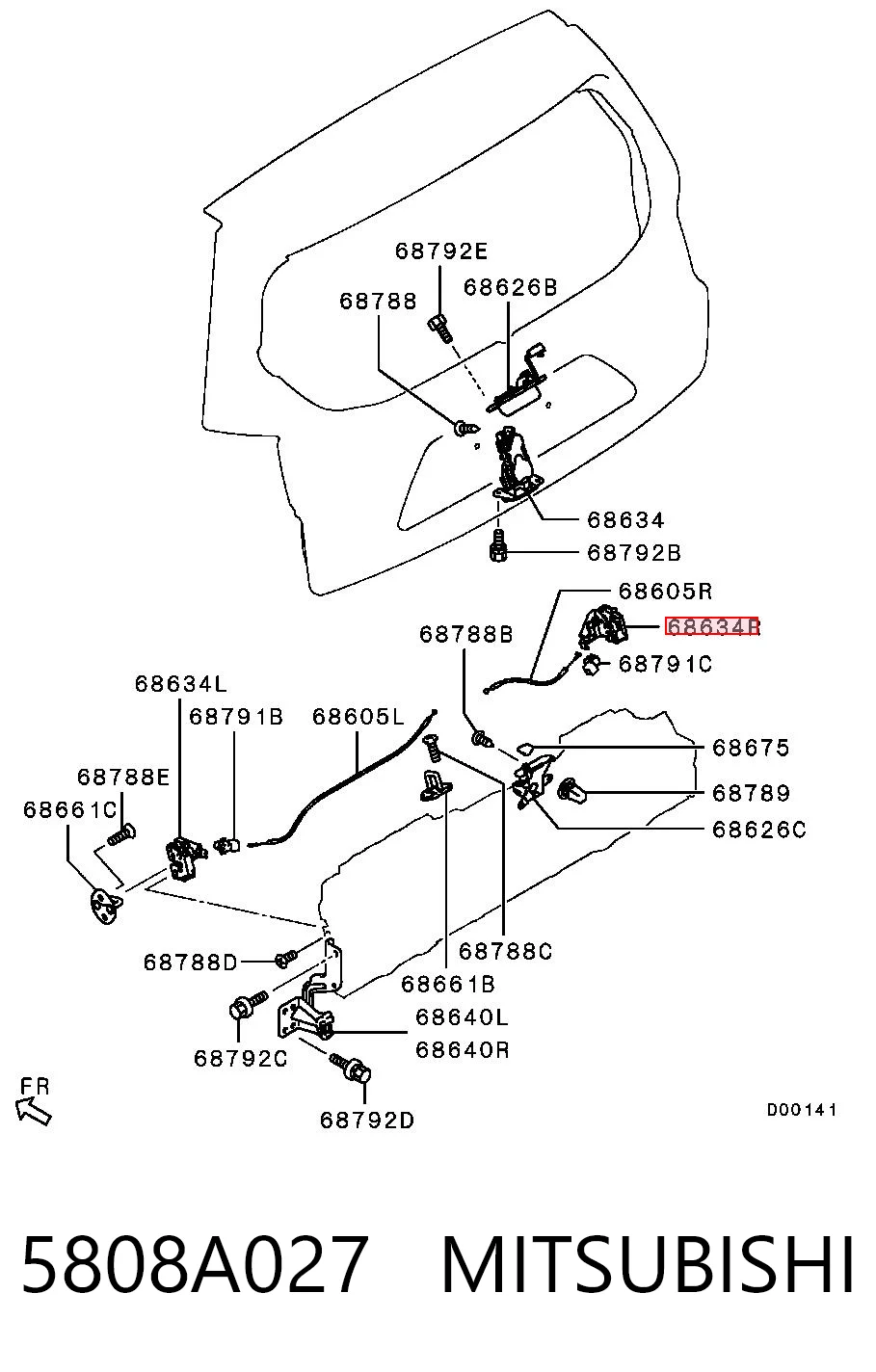 5808A027 Mitsubishi