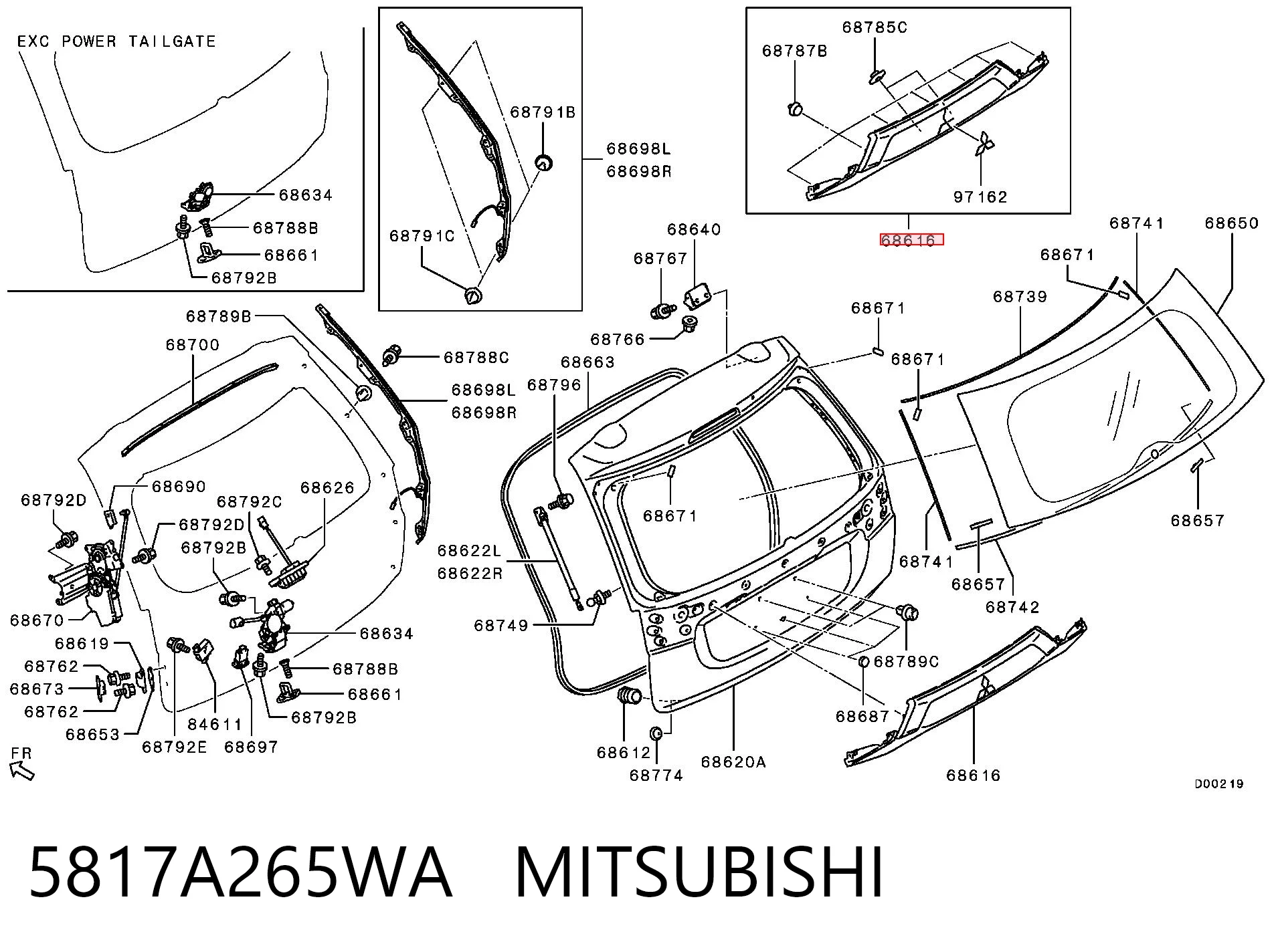 5817A265WA Mitsubishi