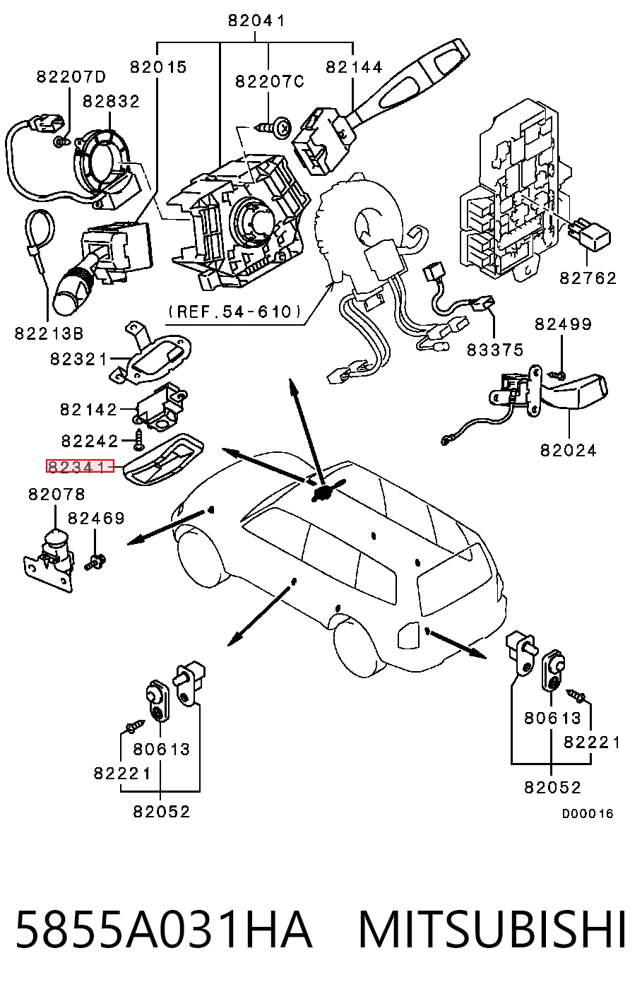 5855A031HA Mitsubishi