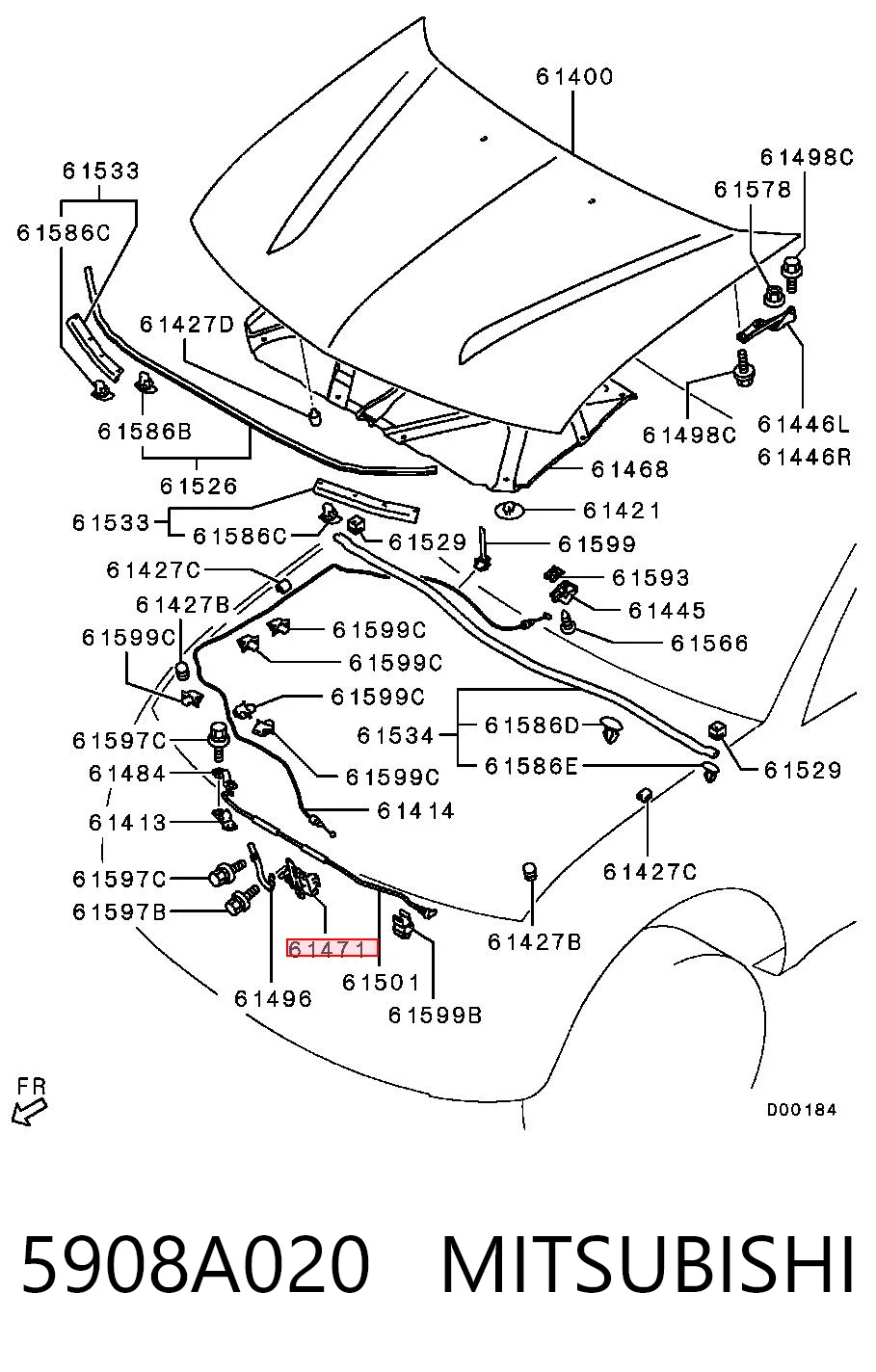 5908A020 Mitsubishi