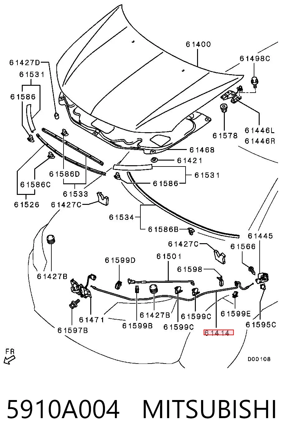 5910A004 Mitsubishi
