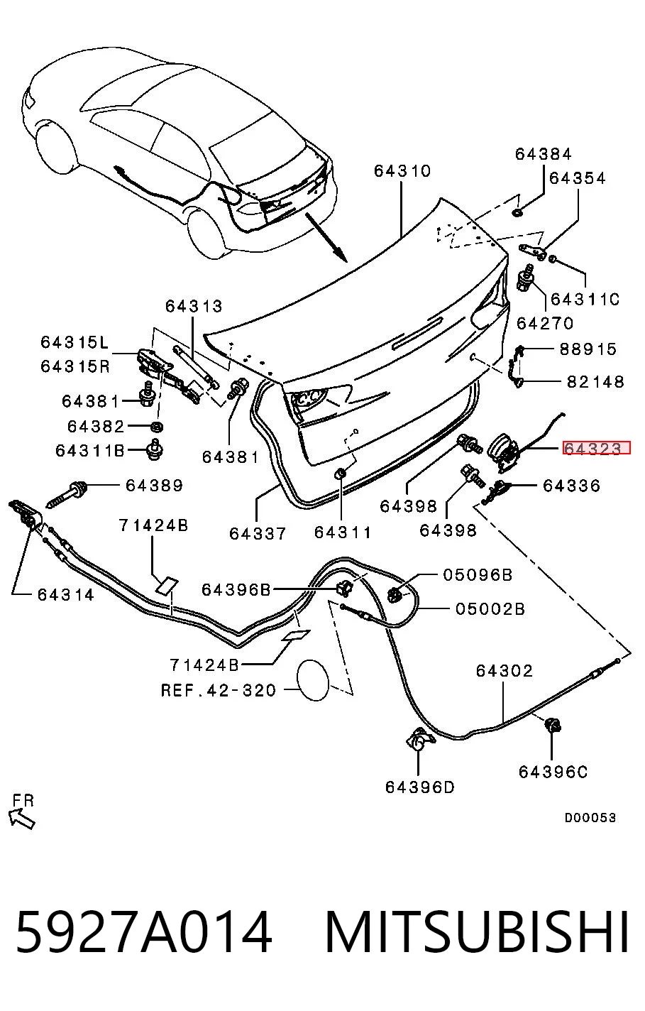 5927A014 Mitsubishi