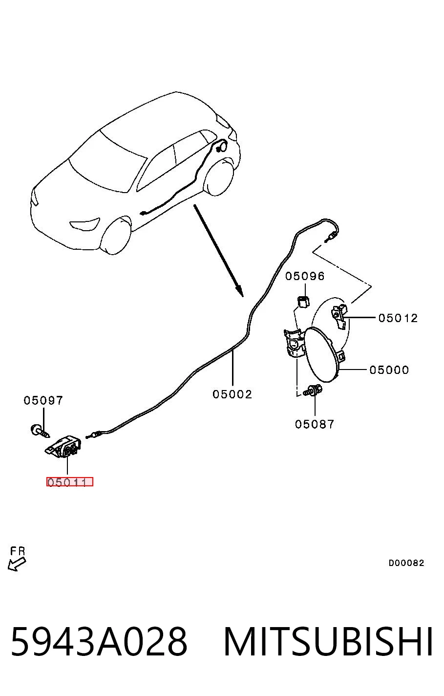 5943A028 Mitsubishi