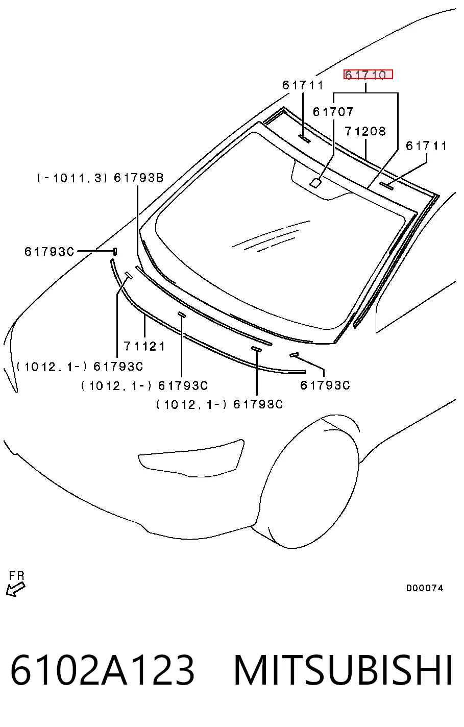 6102A123 Mitsubishi