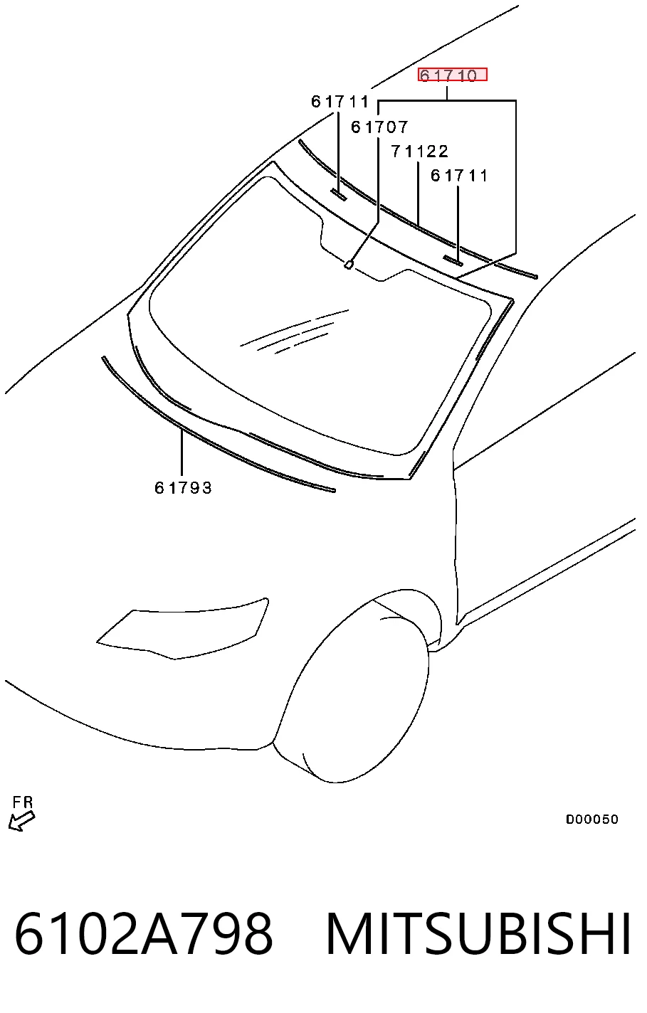 6102A798 Mitsubishi